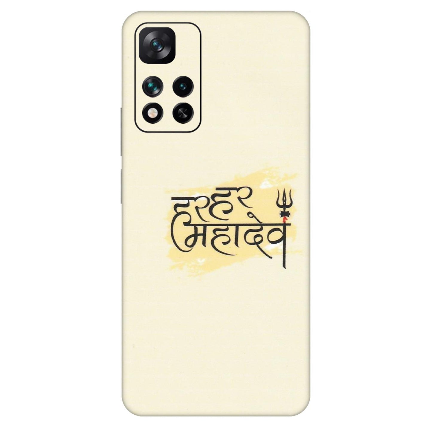 Xiaomi Redmi Phone Skins (All Models) - Har Har Mahadev - Matte Finish (M-10) Mi 11i 5G