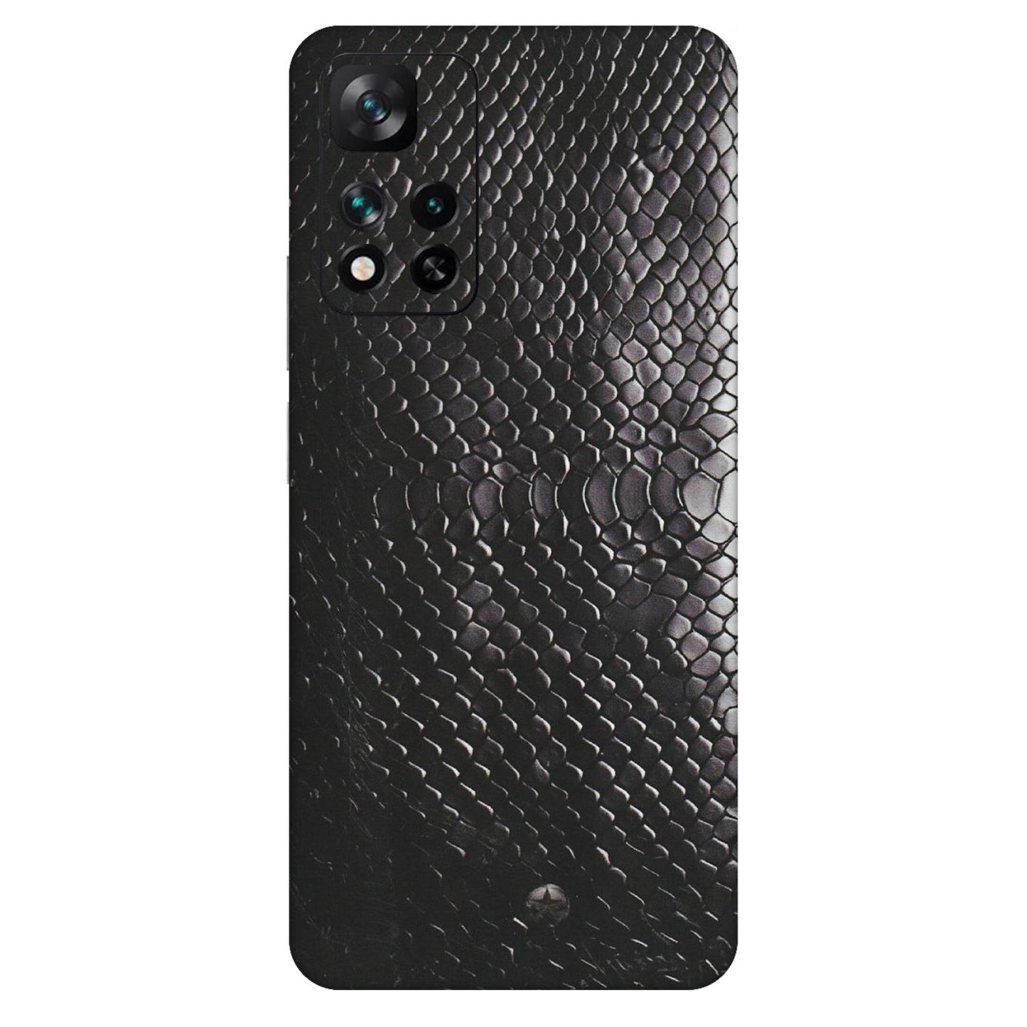 Xiaomi Redmi Phone Skins (All Models) - Black Snack Leather - Matte Finish (M-147) Mi 11i 5G