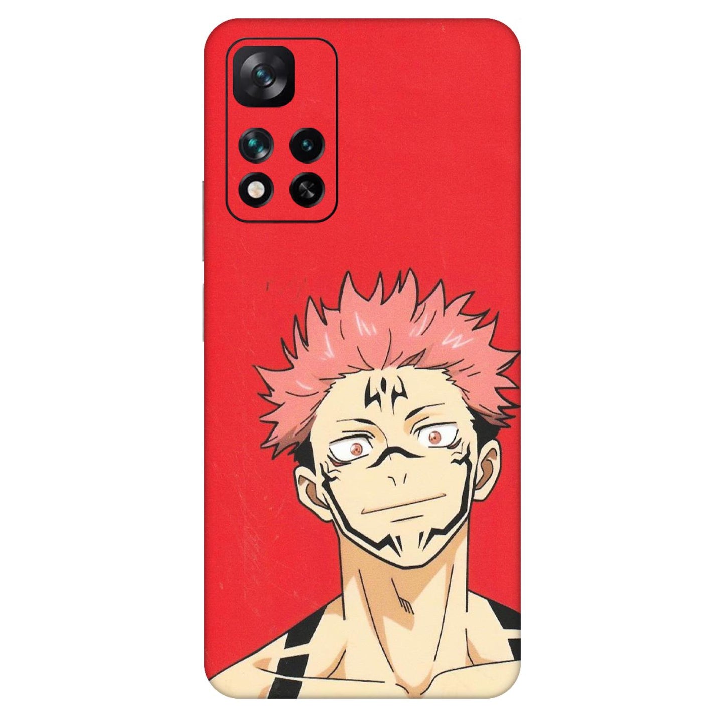 Xiaomi Redmi Phone Skins (All Models) - Ryomen Sukuna Fun Anime - Matte Finish (M-153) Mi 11i 5G