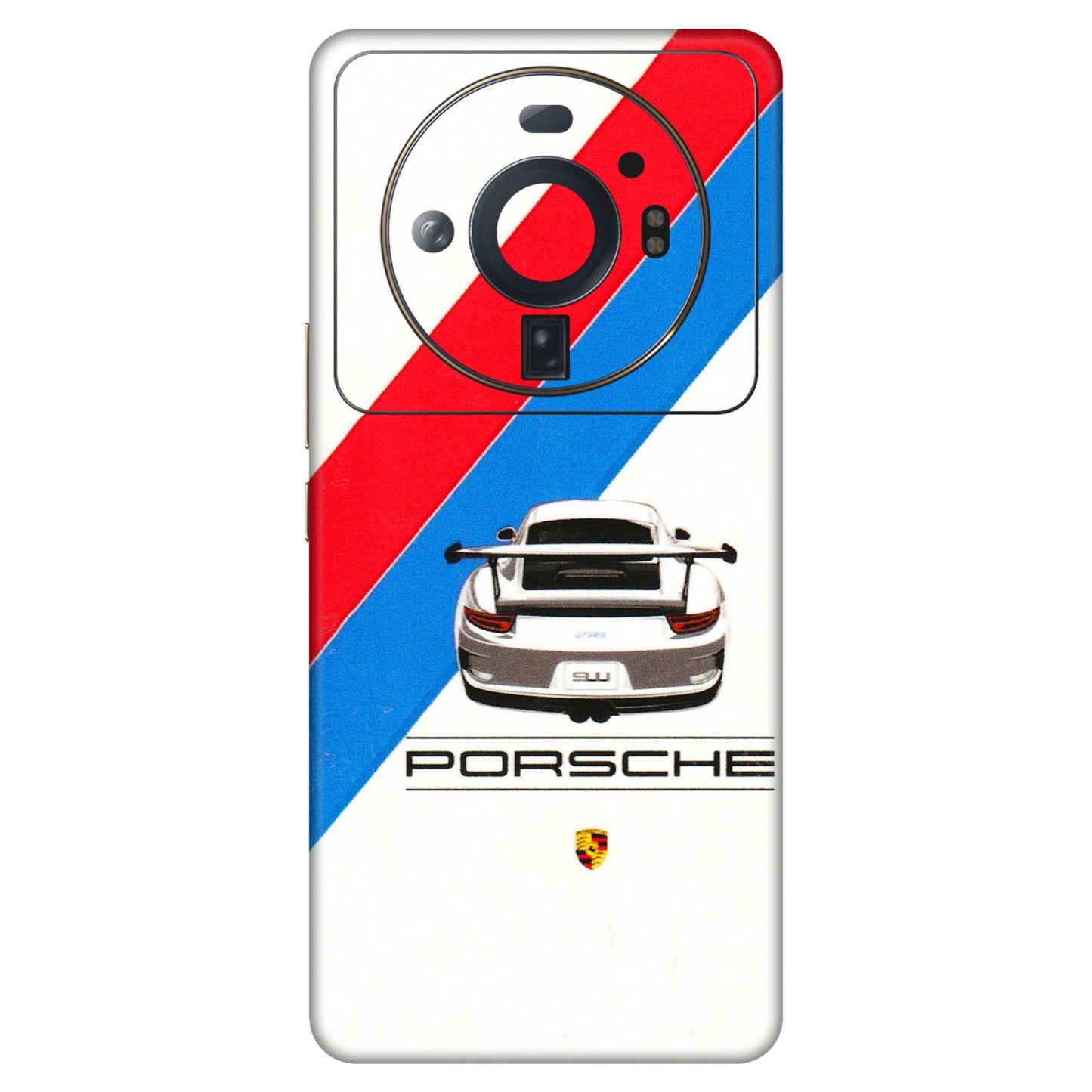 Xiaomi Redmi Phone Skins (All Models) - Porche Car Sober Logo - 3D Embossed Finish (L-248) Mi 12S Ultra 5G