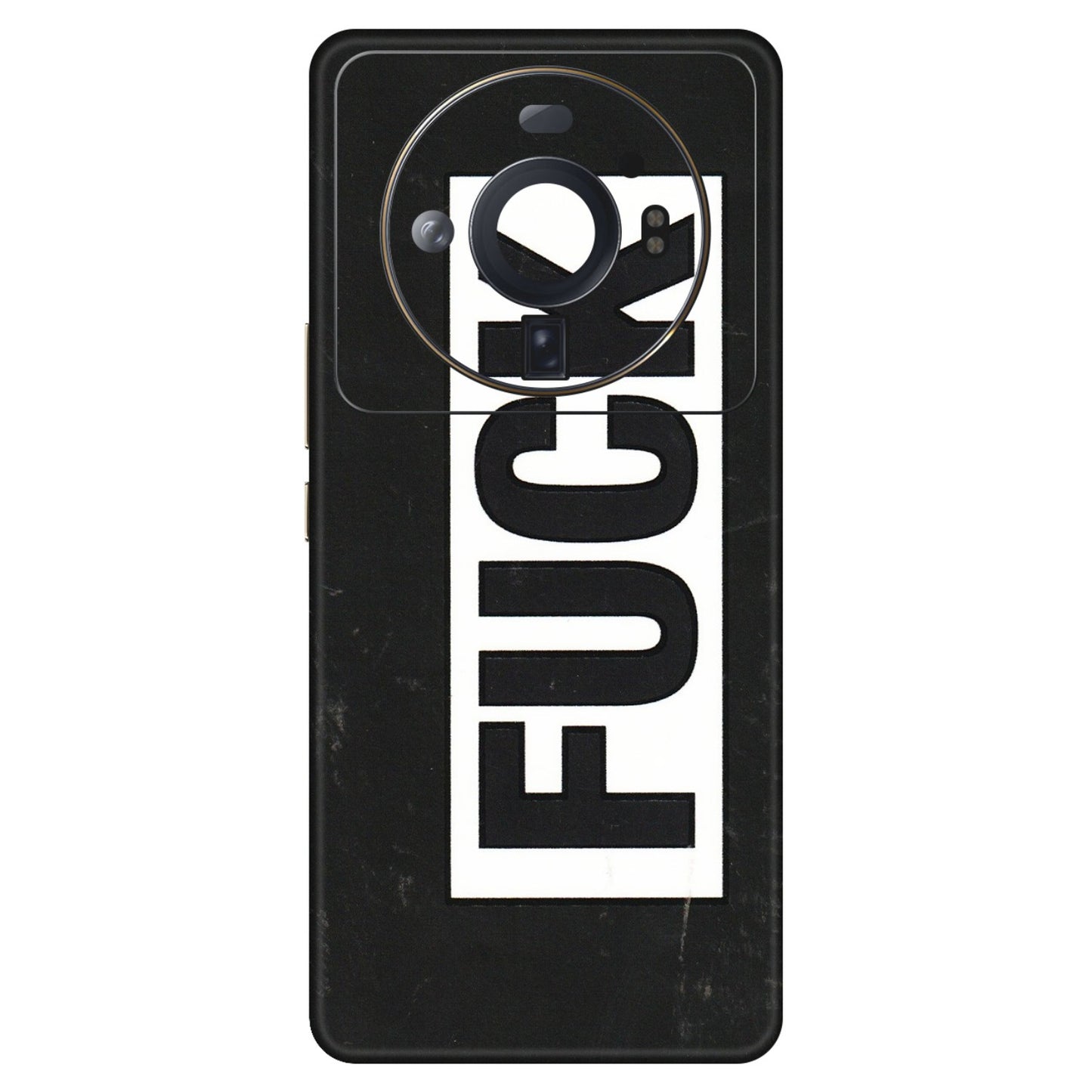Xiaomi Redmi Phone Skins (All Models) - The F Word - 3D Embossed Finish (L-255) Mi 12S Ultra 5G