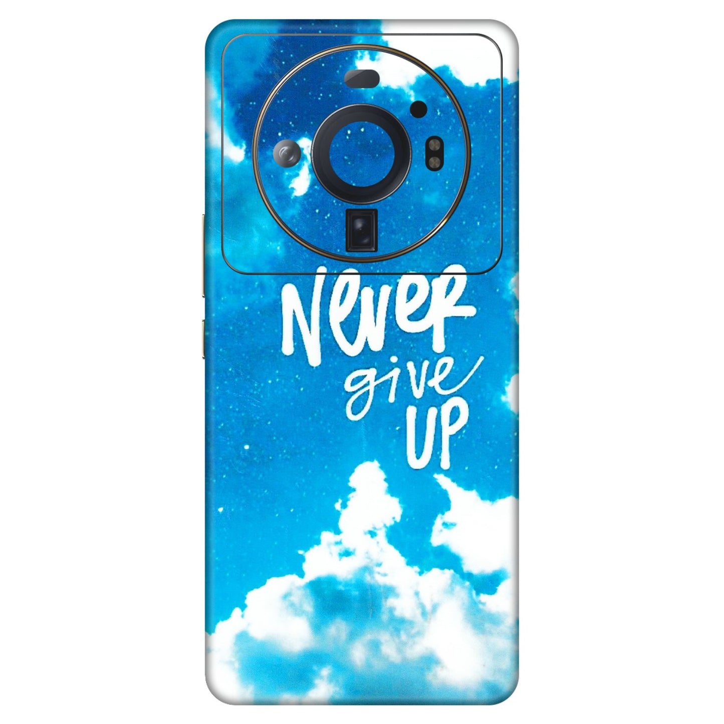 Xiaomi Redmi Phone Skins (All Models) - Never Give Up - 3D Embossed Finish (L-279) Mi 12S Ultra 5G