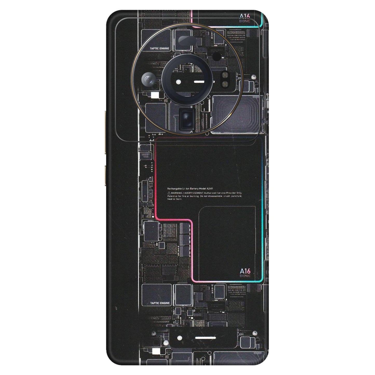 Xiaomi Redmi Phone Skins (All Models) - Motherboard Circuit Layout - Matte Finish (M-117) Mi 12S Ultra 5G