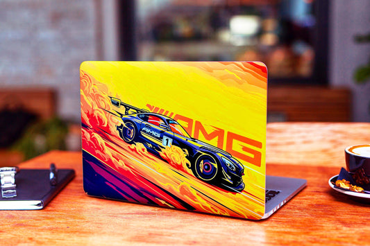 AMG Supercar 3D Textured Laptop Skin