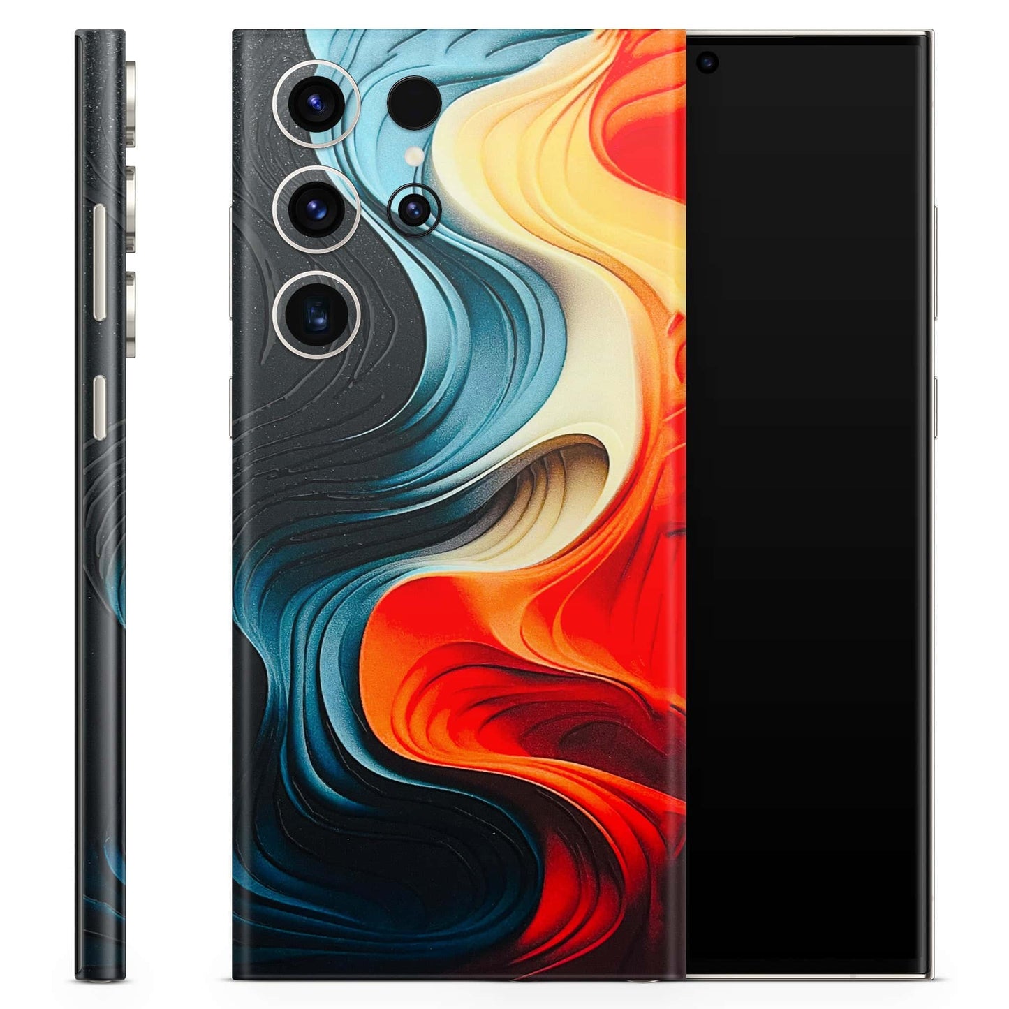 The Silky Swirl 3D Textured Phone Skin