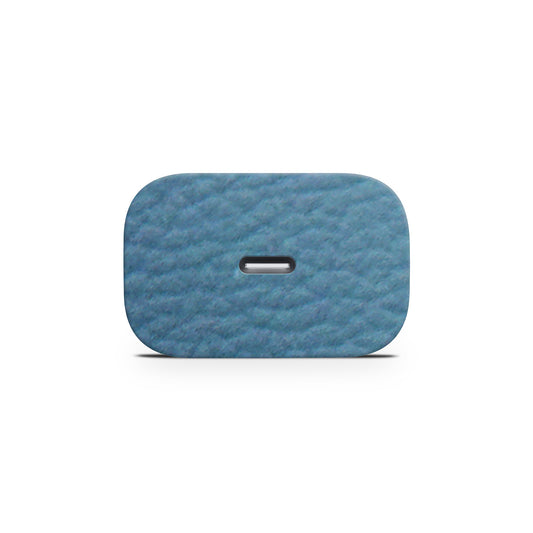 Plain Blue Sobber Floor Matte Finish Latest Skin For Charger