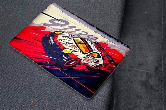 Porche Supercar 911 Car 3D Textured Laptop Skin