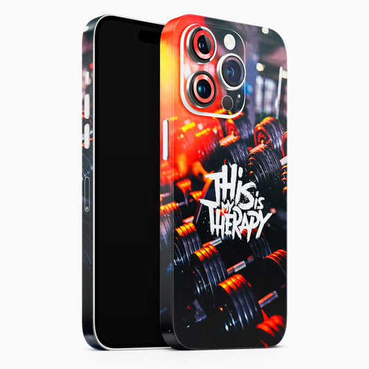 GYM Lover Therapy Matte Finish Phone Skin (M-160)