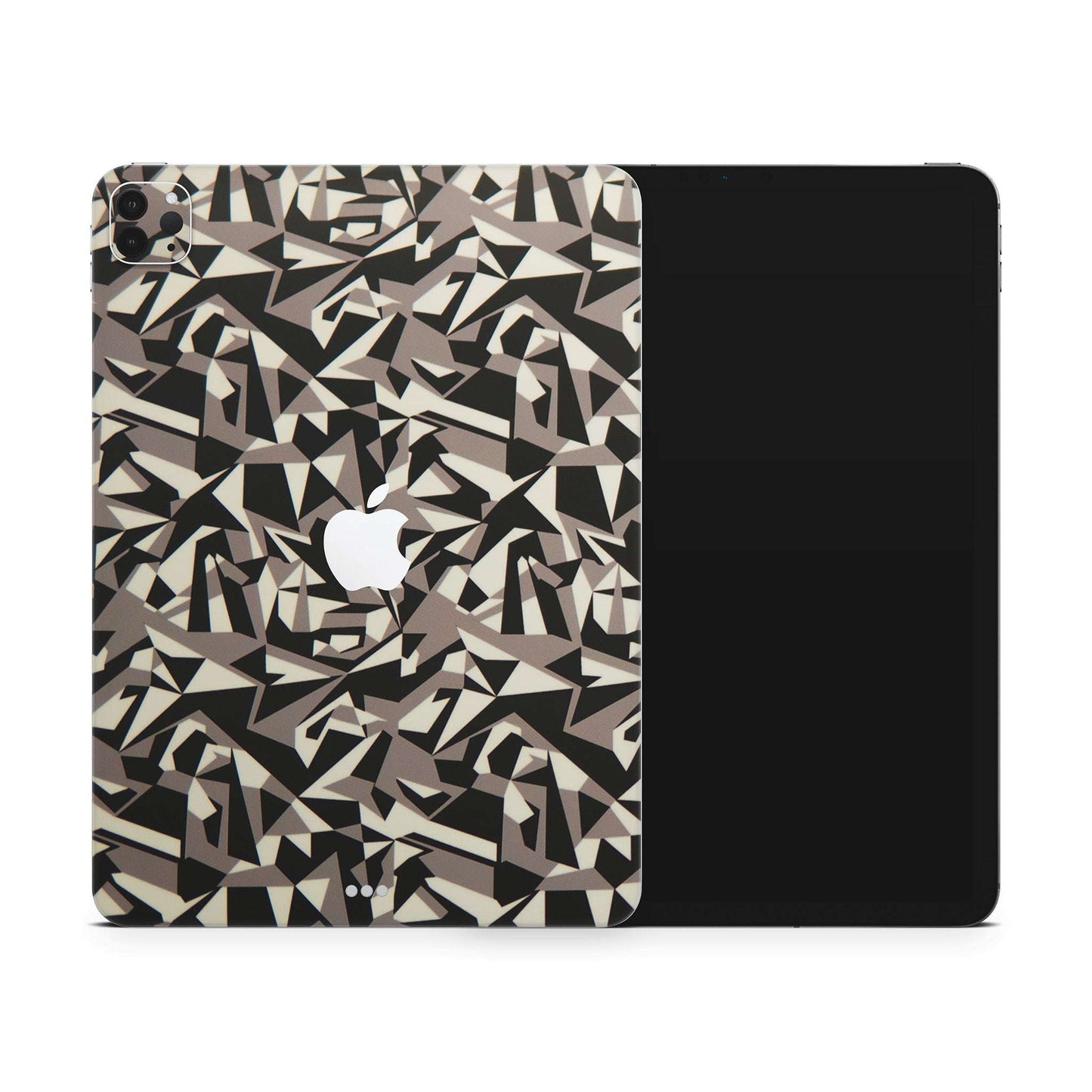 Colourfull Black And White Tiles Matte Finish i-Pad Skin