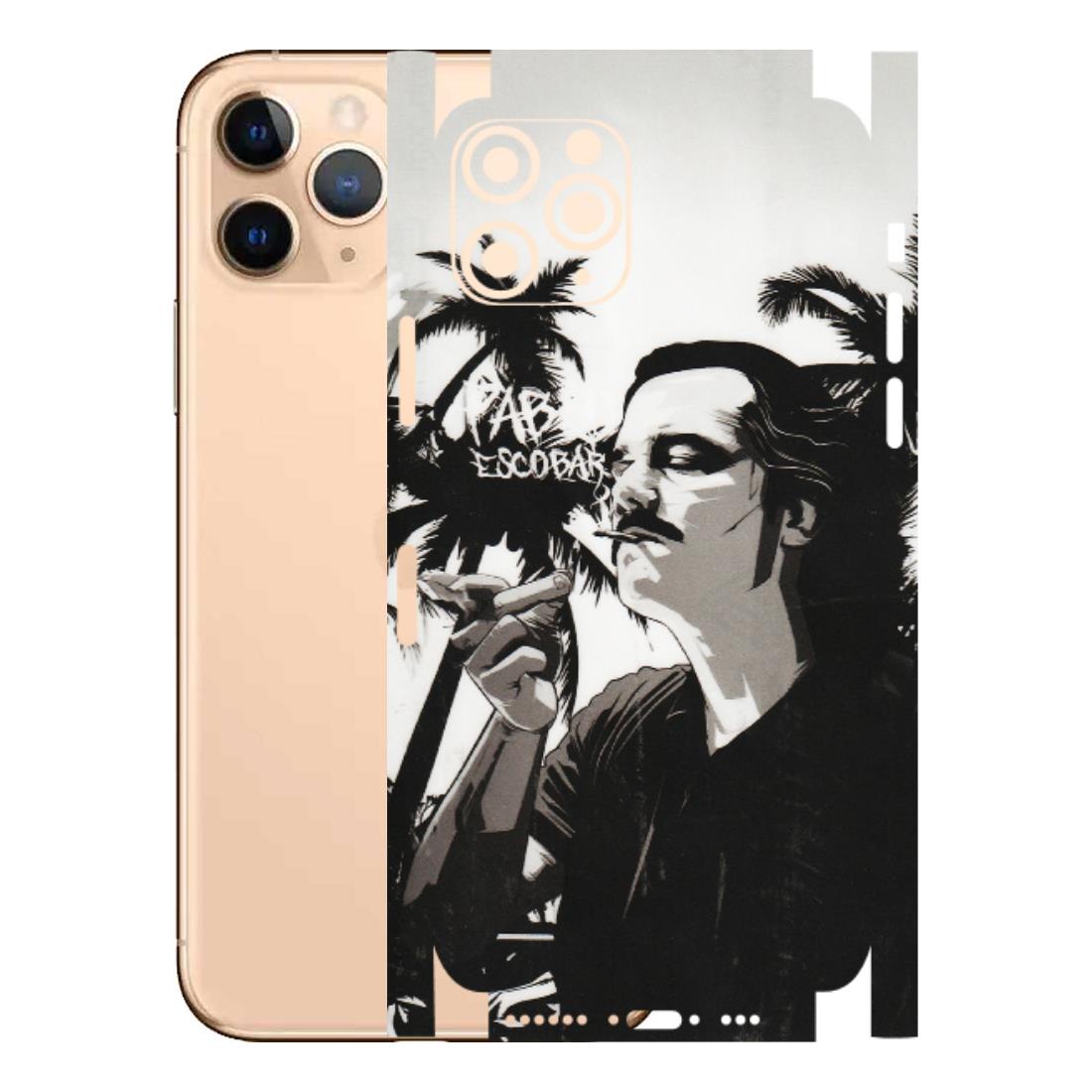 Apple iPhone Skins (All Models) - Pab Escobar - Transparent Finish (T-05) iPhone 11 Pro