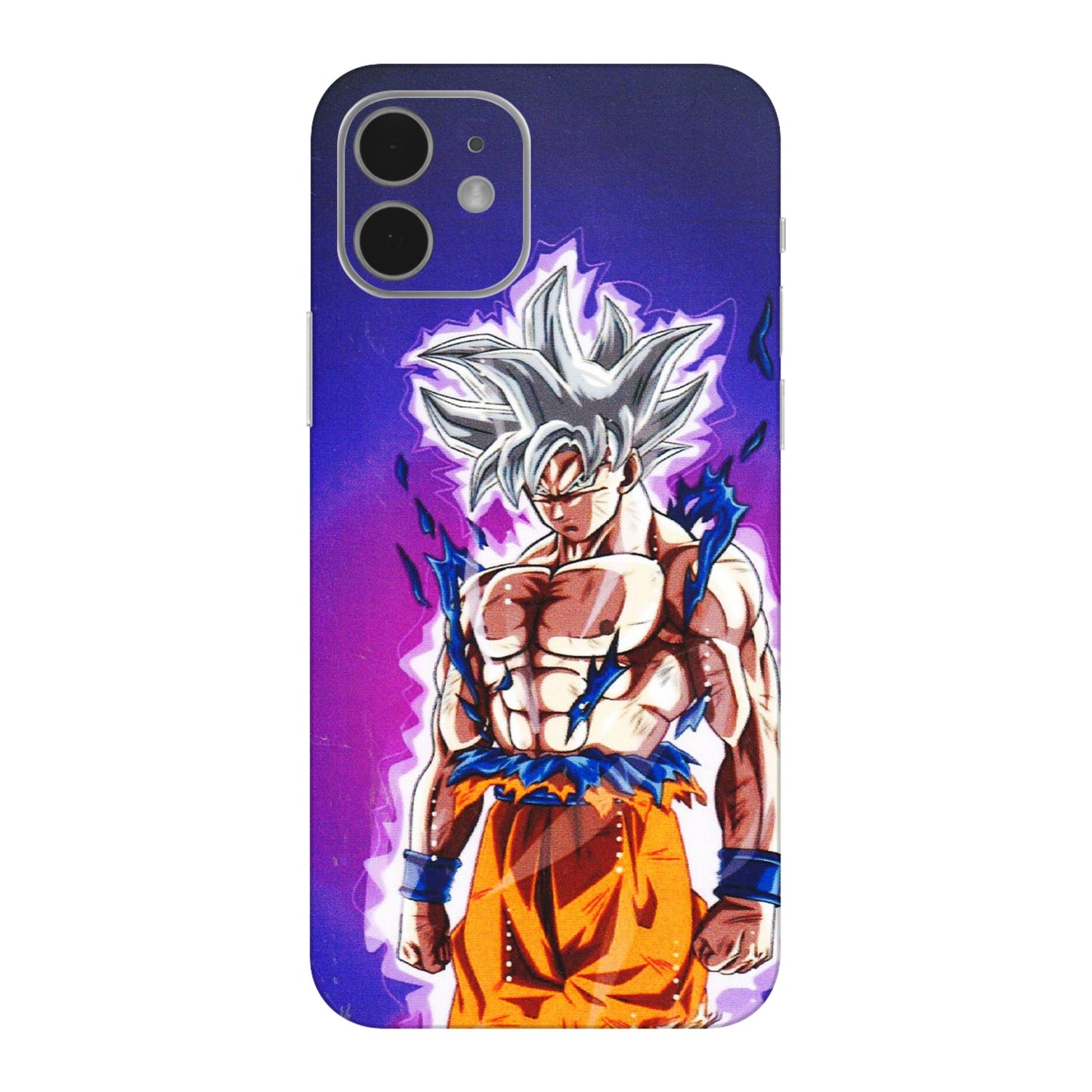 Apple iPhone Skins (All Models) - Goku Purple Anime - 3D Embossed Finish (L-147) iPhone 12