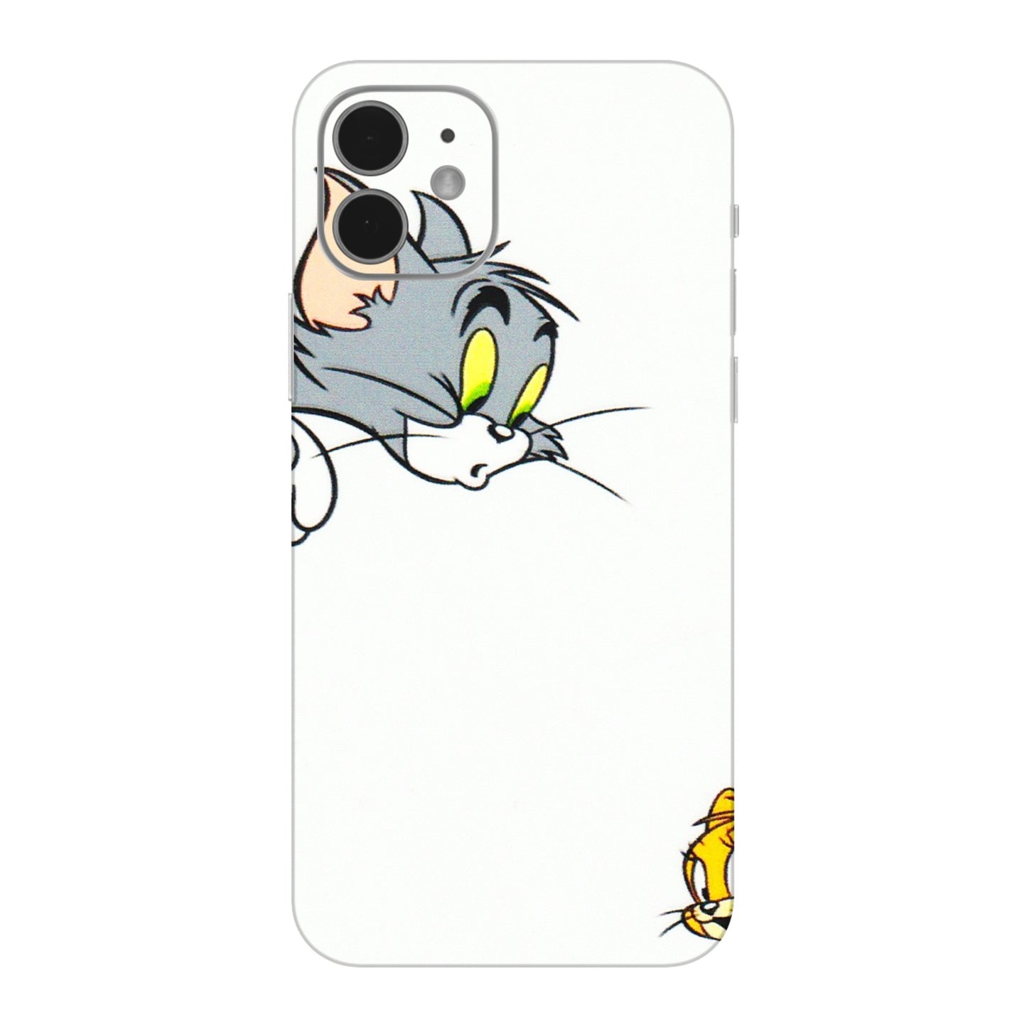 Apple iPhone Skins (All Models) - Cute Tom And Jerry - 3D Embossed Finish (L-220) iPhone 12