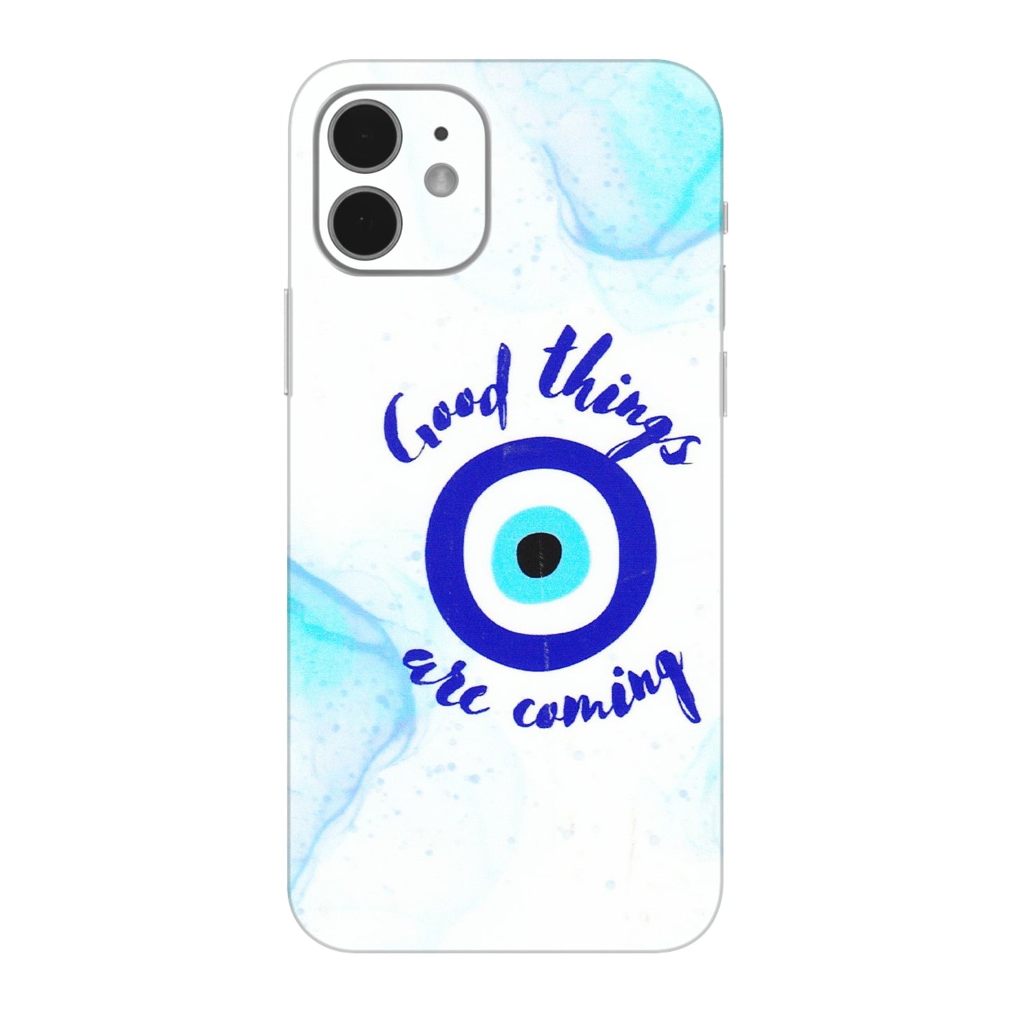 Apple iPhone Skins (All Models) - Evil Eye Good Things Are Coming - 3D Embossed Finish (L-322) iPhone 12