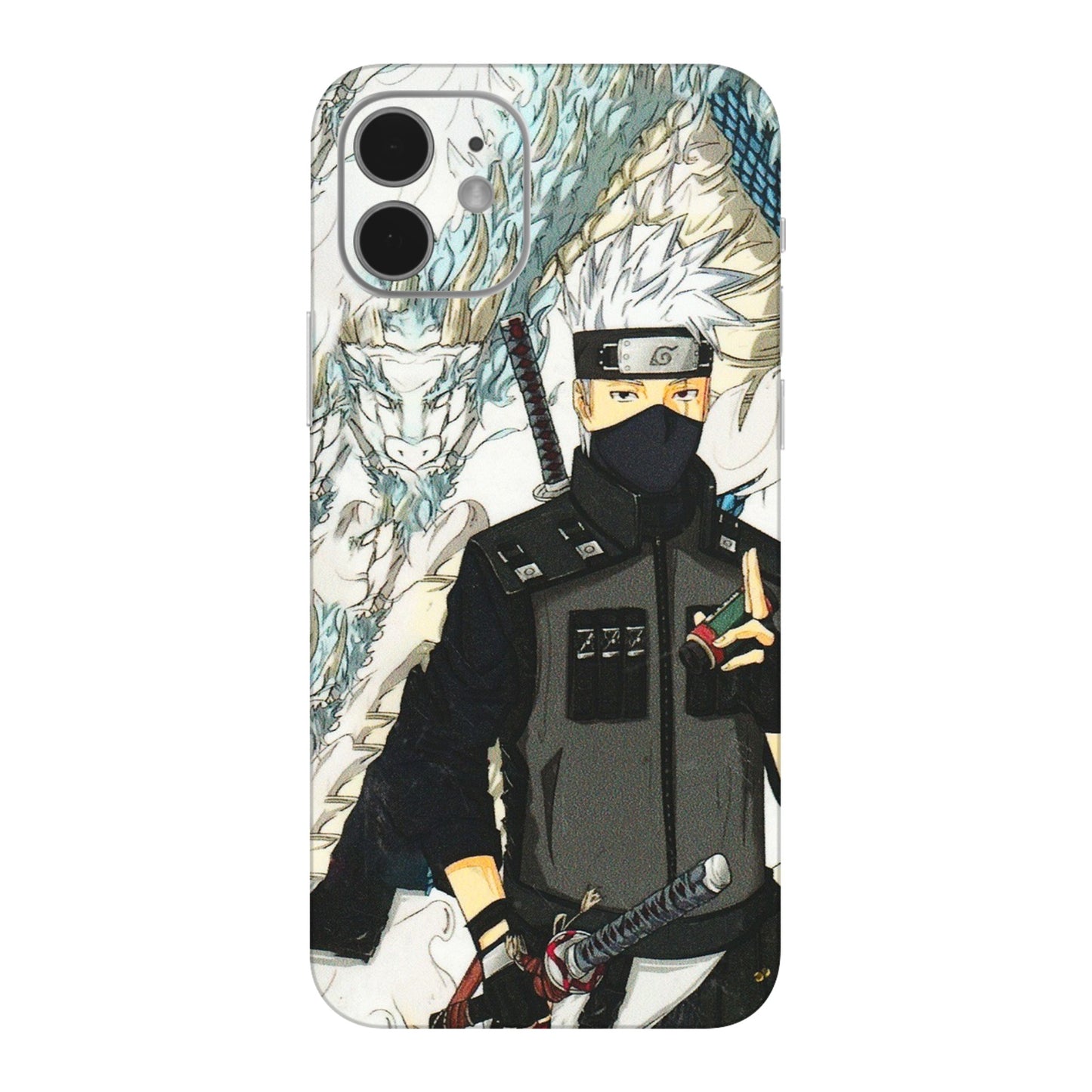 Apple iPhone Skins (All Models) - Kakashi Hatake Naruto Anime - 3D Embossed Finish (L-46) iPhone 12