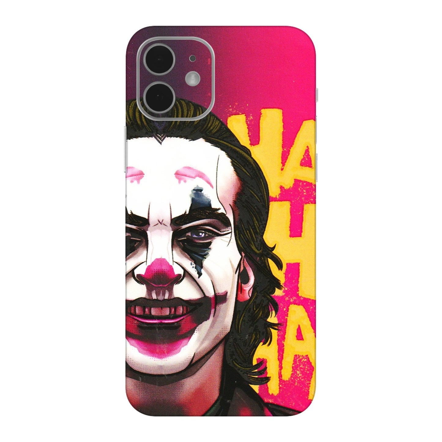 Apple iPhone Skins (All Models) - Joker Evil Laugh - 3D Embossed Finish (L-97) iPhone 12
