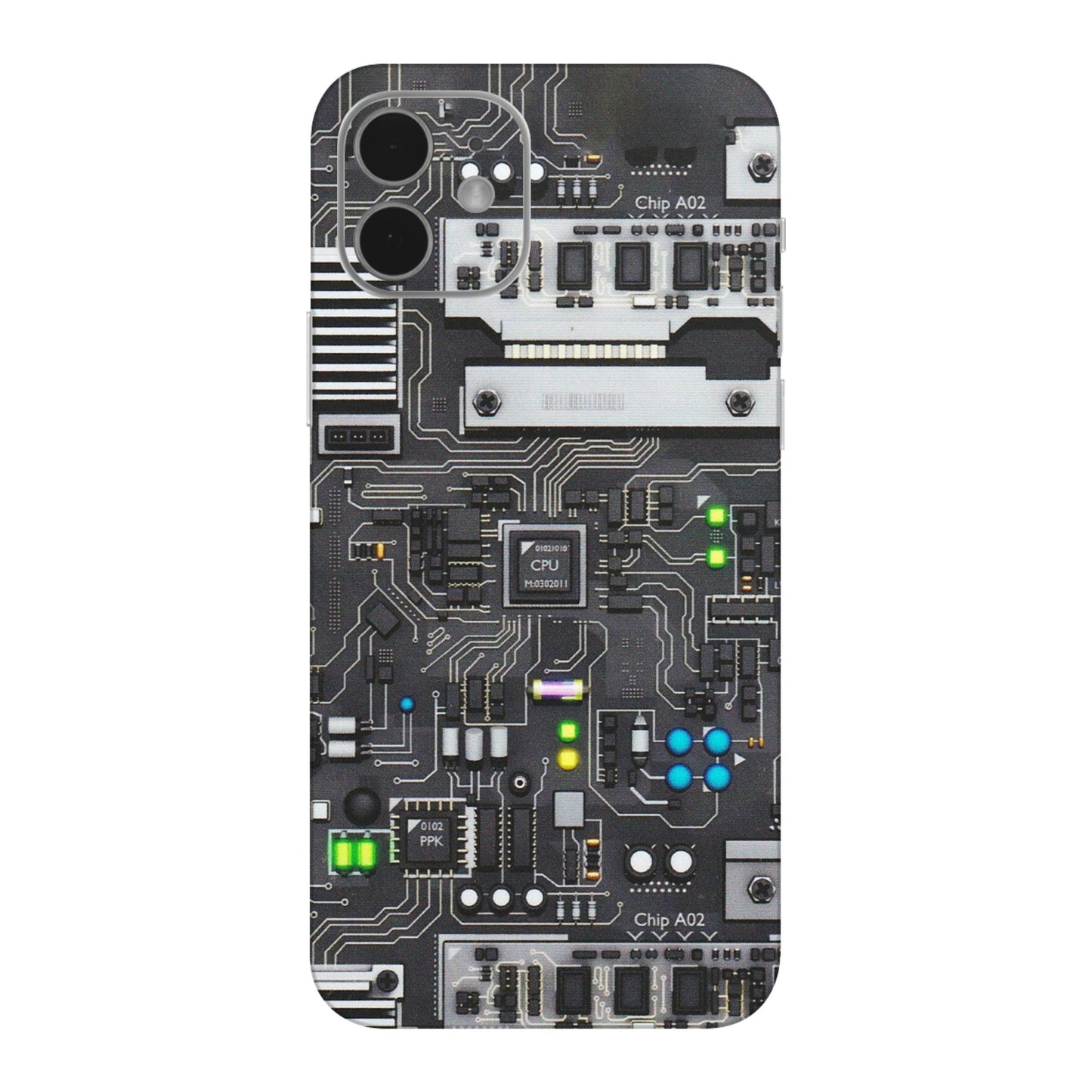 Apple iPhone Skins (All Models) - Motherboard Internals - Matte Finish (M-135) iPhone 12