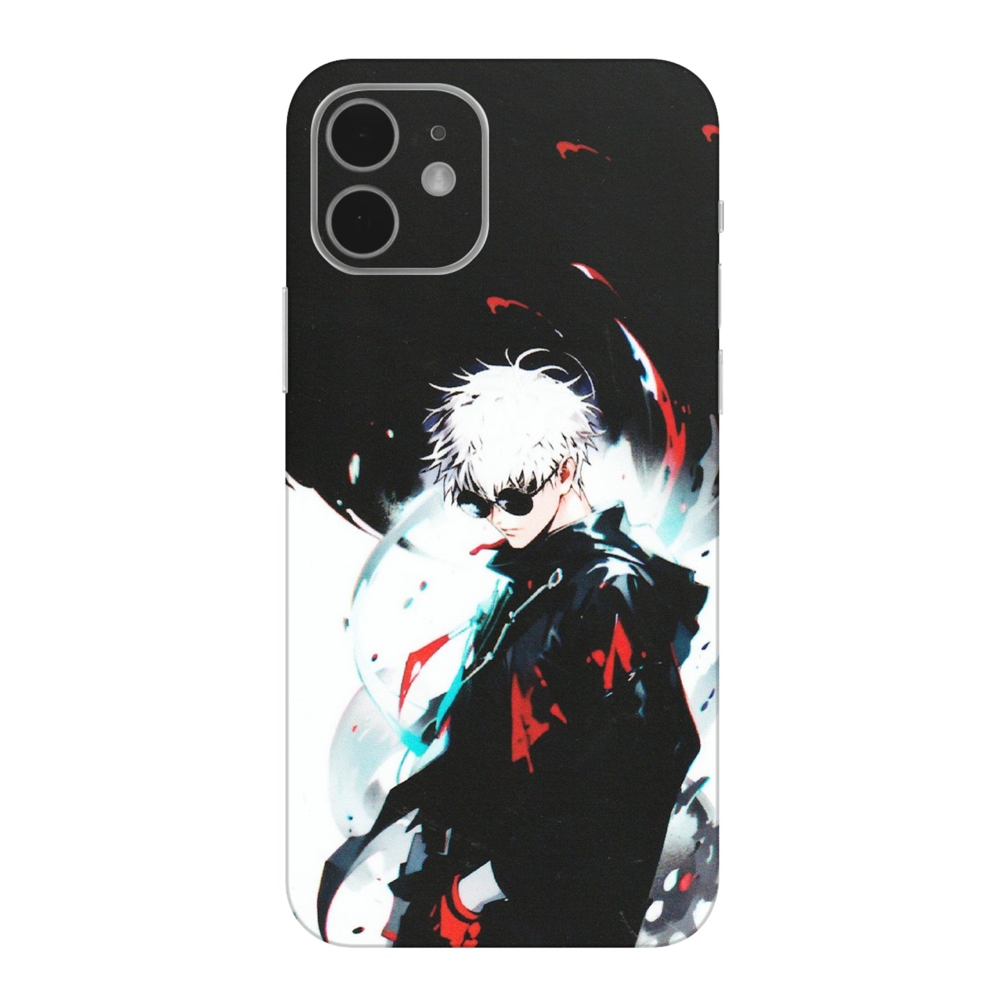 Apple iPhone Skins (All Models) - Gojo Powerful Charater Kaisen Anime - Matte Finish (M-144) iPhone 12