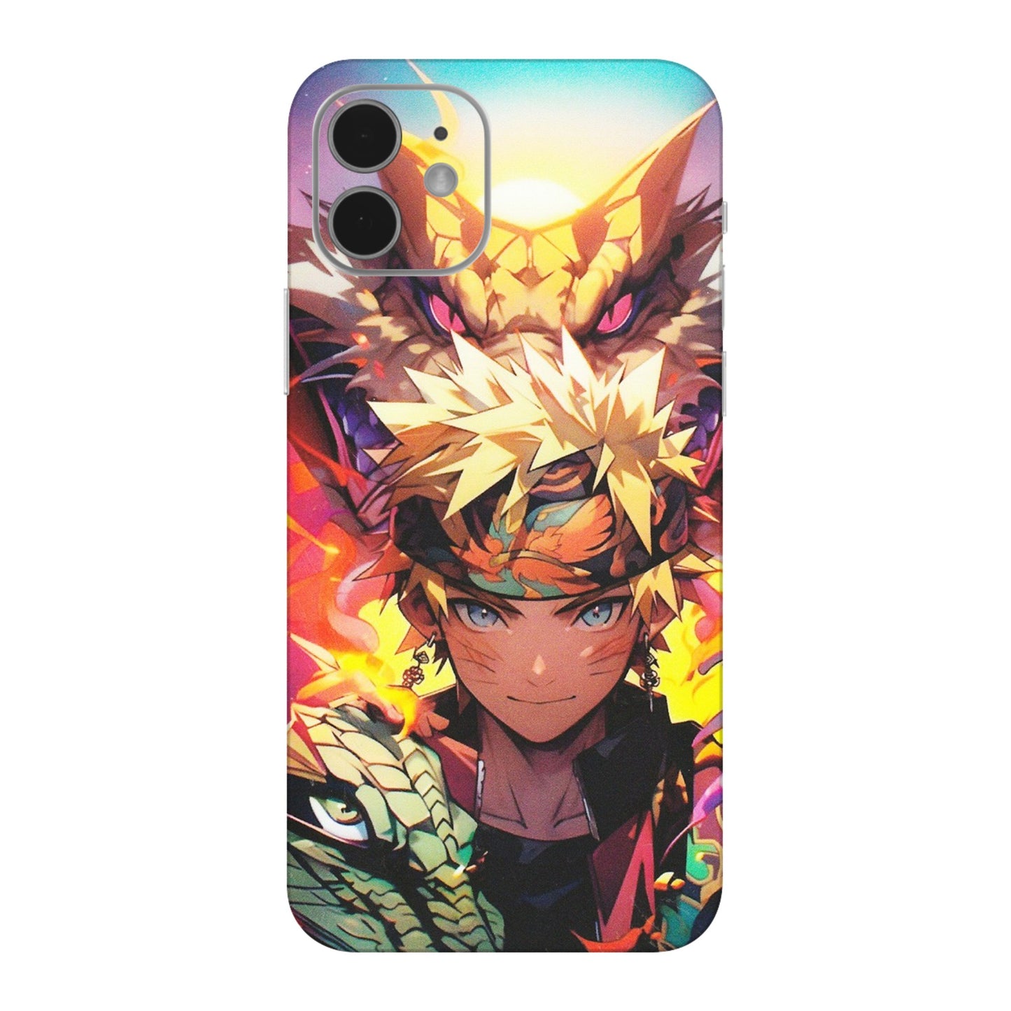 Apple iPhone Skins (All Models) - Angry Naruto Anime - Matte Finish (M-148) iPhone 12