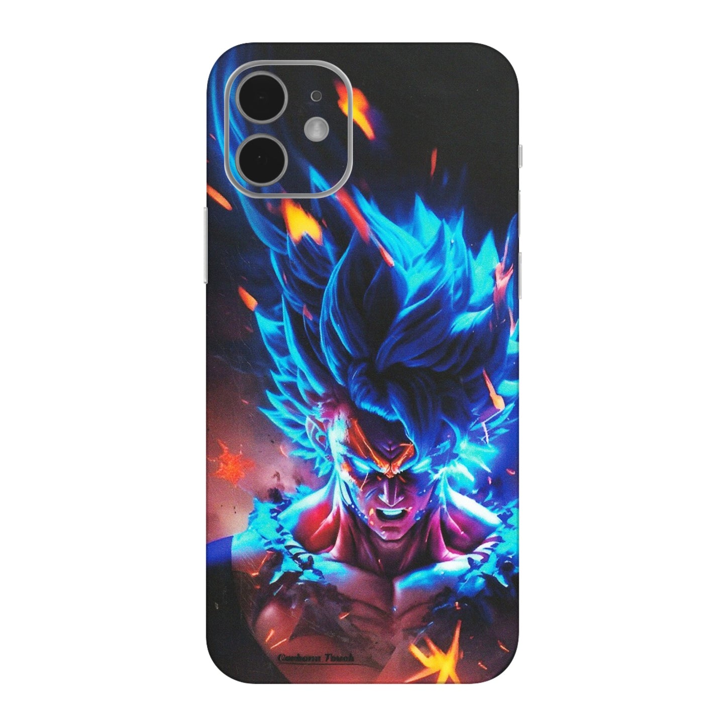Apple iPhone Skins (All Models) - Angry Goku Dragon Ball Anime - Matte Finish (M-150) iPhone 12