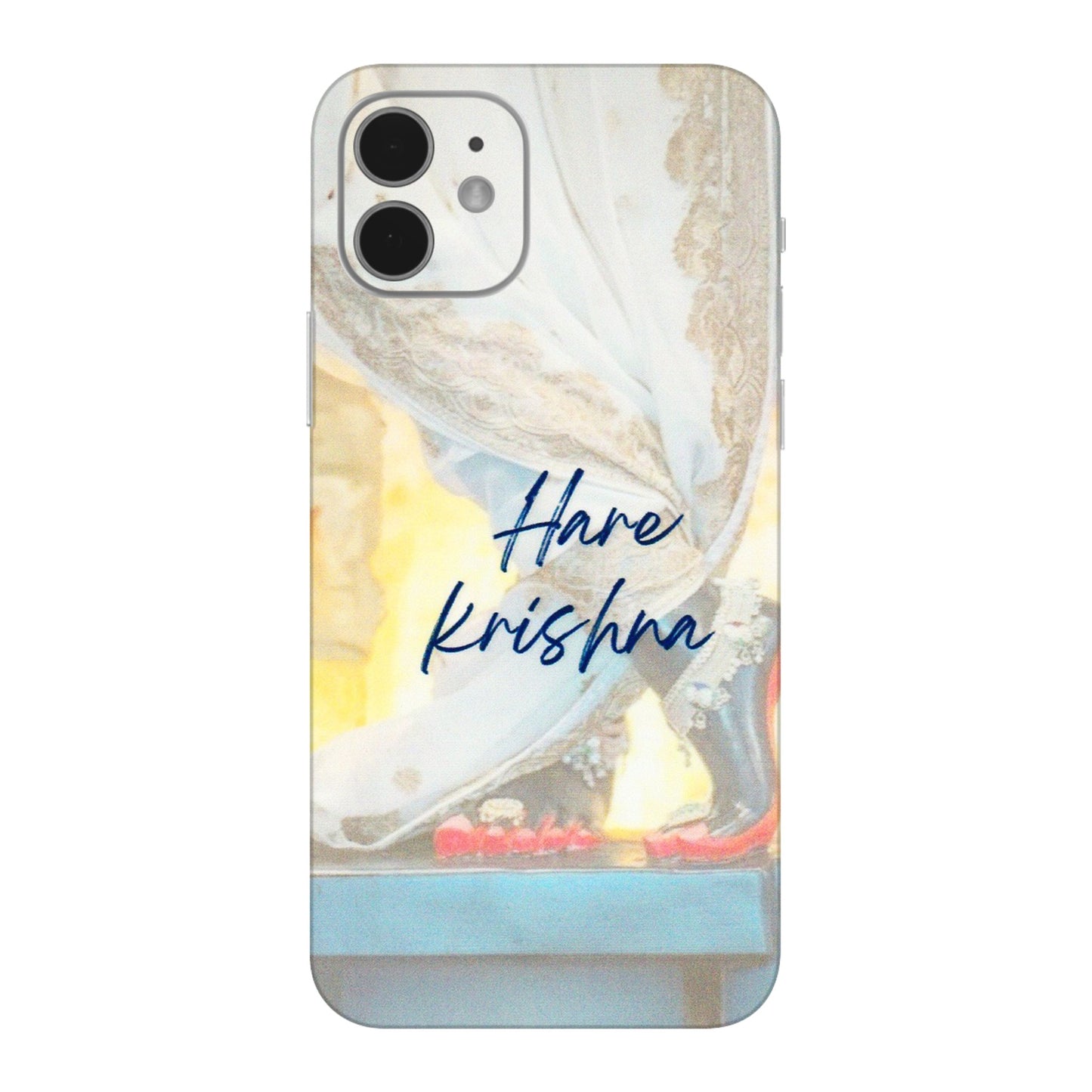 Apple iPhone Skins (All Models) - Hare Krishna - 3D Embossed Finish (L-03) iPhone 12 Mini
