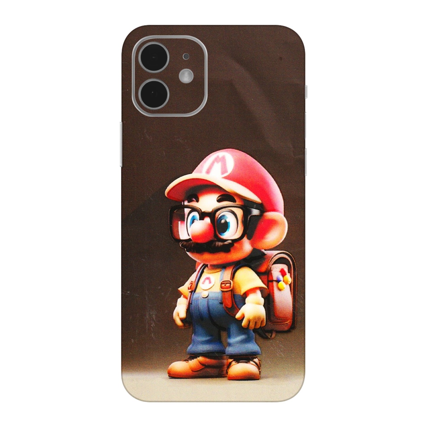 Apple iPhone Skins (All Models) - Little Mario - 3D Embossed Finish (L-119) iPhone 12 Mini
