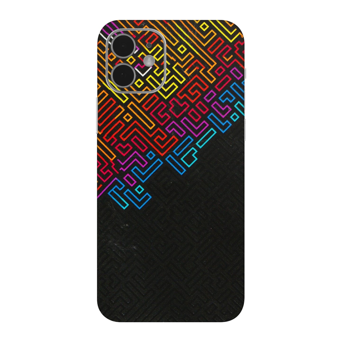 Apple iPhone Skins (All Models) - Dotme Pattern Art - 3D Embossed Finish (L-121) iPhone 12 Mini