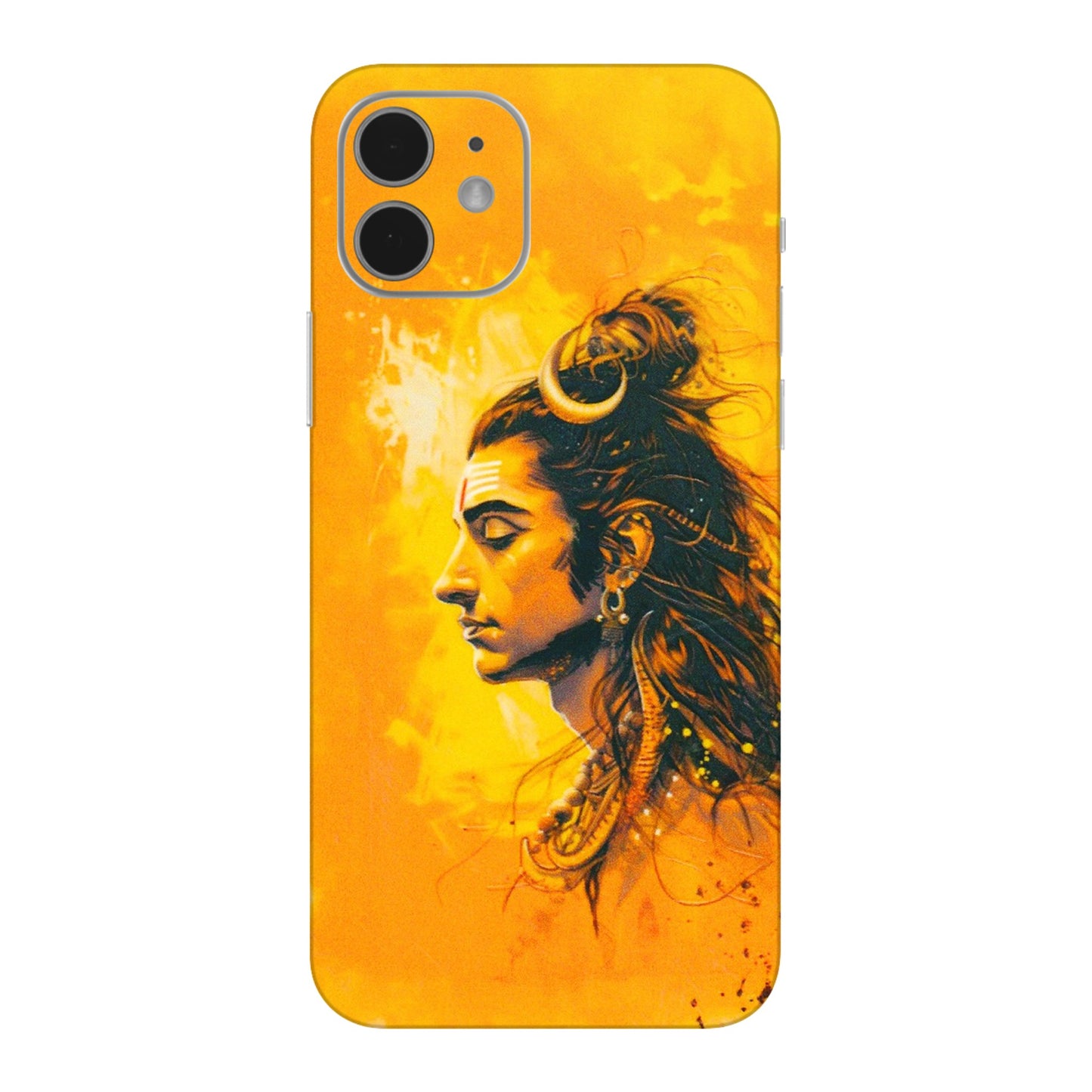 Apple iPhone Skins (All Models) - Shiv Shakti - 3D Embossed Finish (L-14) iPhone 12 Mini