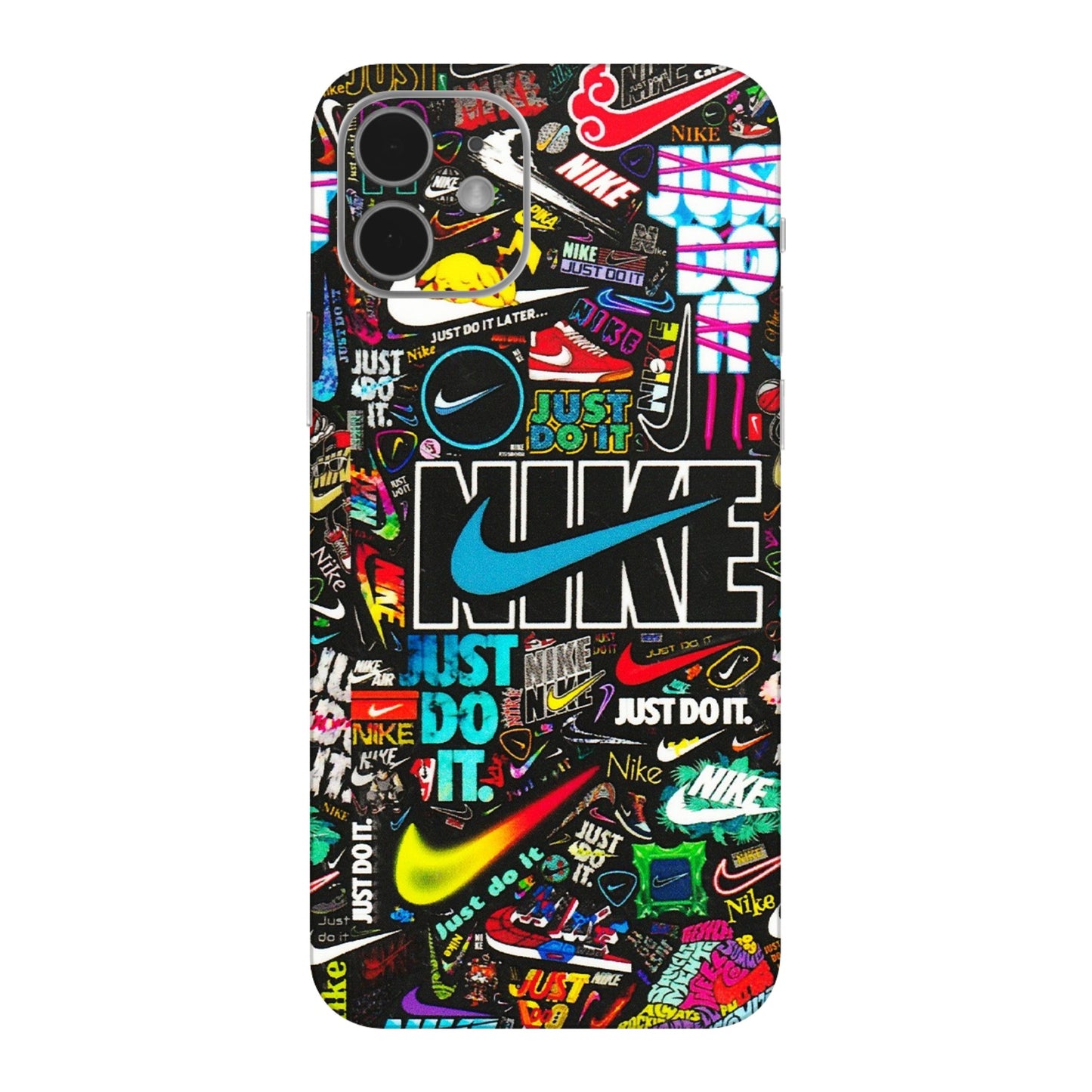 Apple iPhone Skins (All Models) - Just Do It Doodles - 3D Embossed Finish (L-166) iPhone 12 Mini