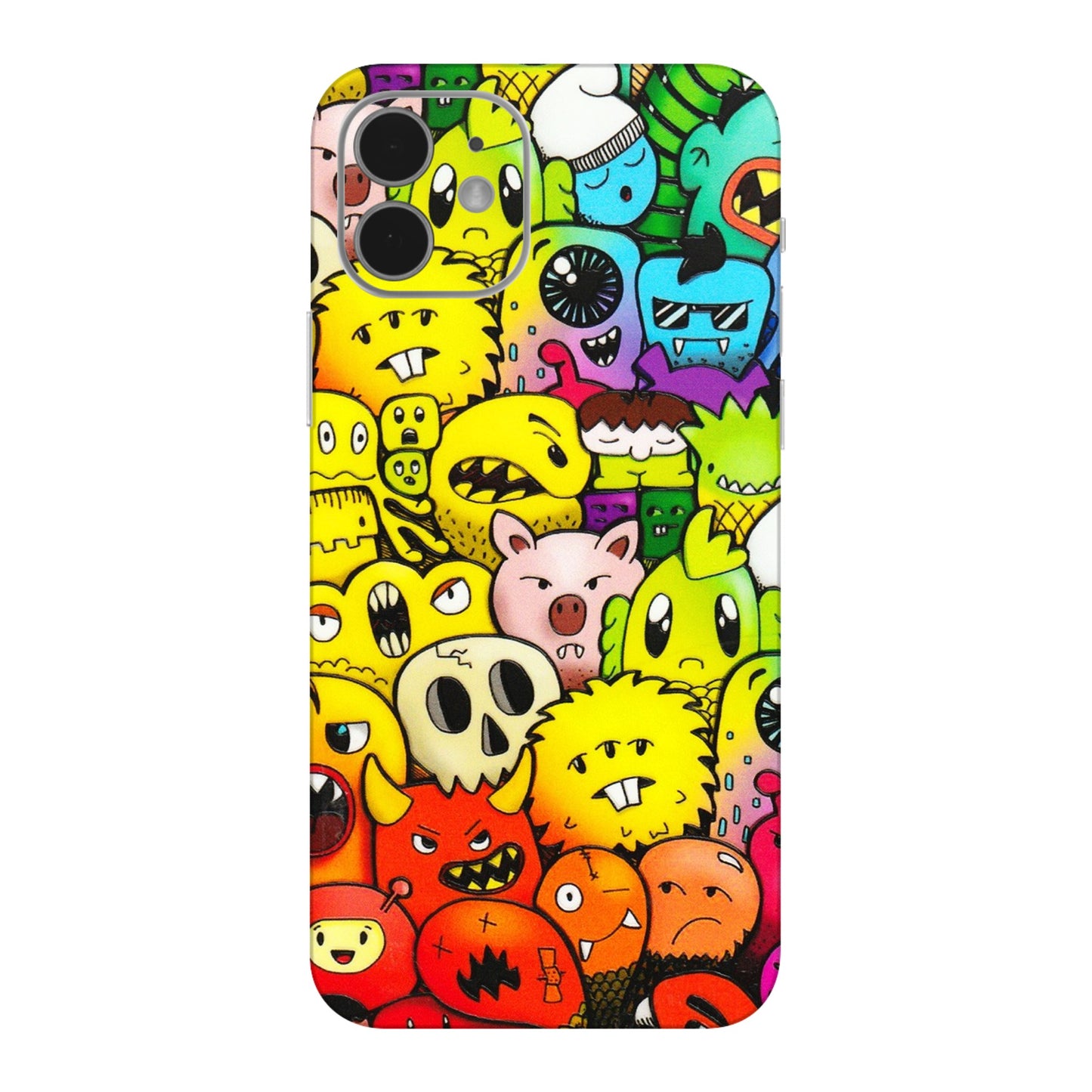 Apple iPhone Skins (All Models) - Angry Funkies - 3D Embossed Finish (L-169) iPhone 12 Mini
