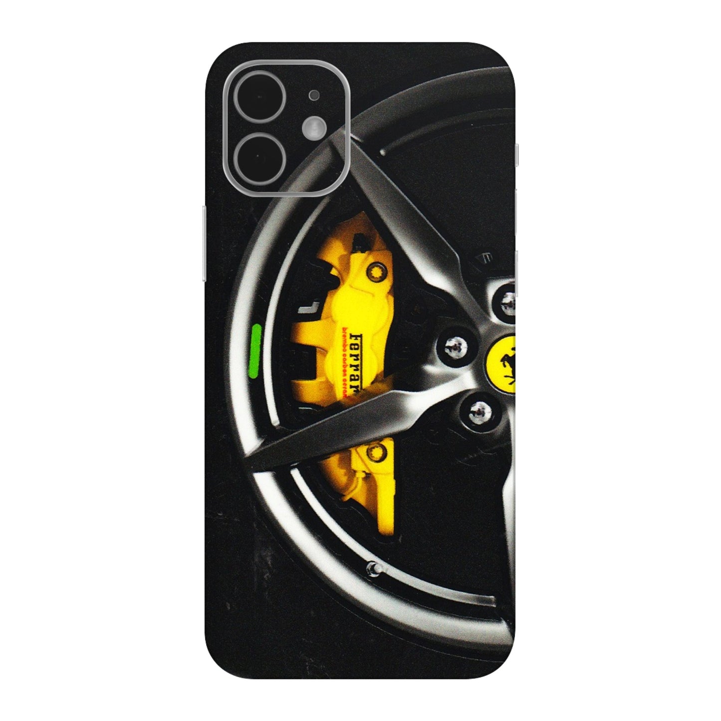 Apple iPhone Skins (All Models) - Ferrari Wheel Alloy - 3D Embossed Finish (L-173) iPhone 12 Mini