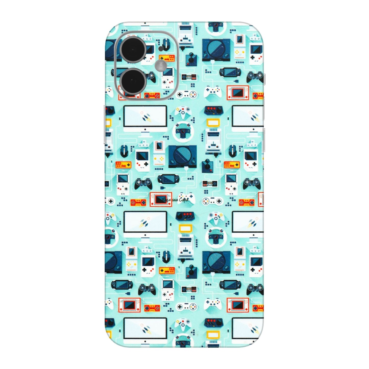 Apple iPhone Skins (All Models) - Gadgets Doodle - 3D Embossed Finish (L-184) iPhone 12 Mini