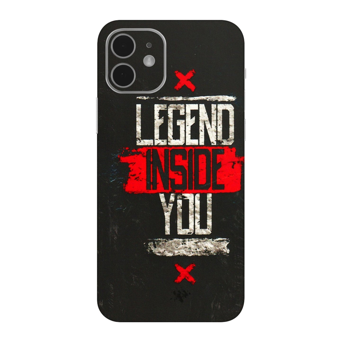 Apple iPhone Skins (All Models) - Legend Inside You - 3D Embossed Finish (L-186) iPhone 12 Mini