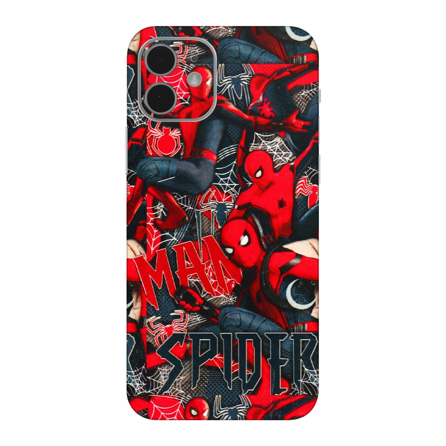 Apple iPhone Skins (All Models) - SpiderMan Cool - 3D Embossed Finish (L-188) iPhone 12 Mini