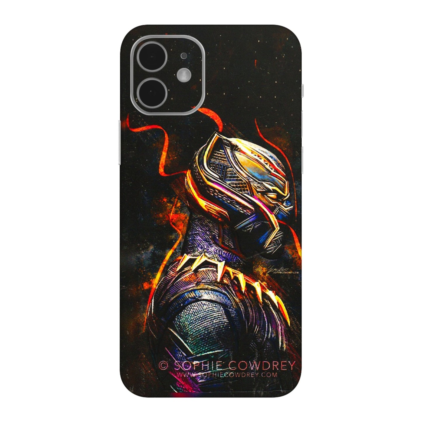 Apple iPhone Skins (All Models) - Black Panther - 3D Embossed Finish (L-190) iPhone 12 Mini