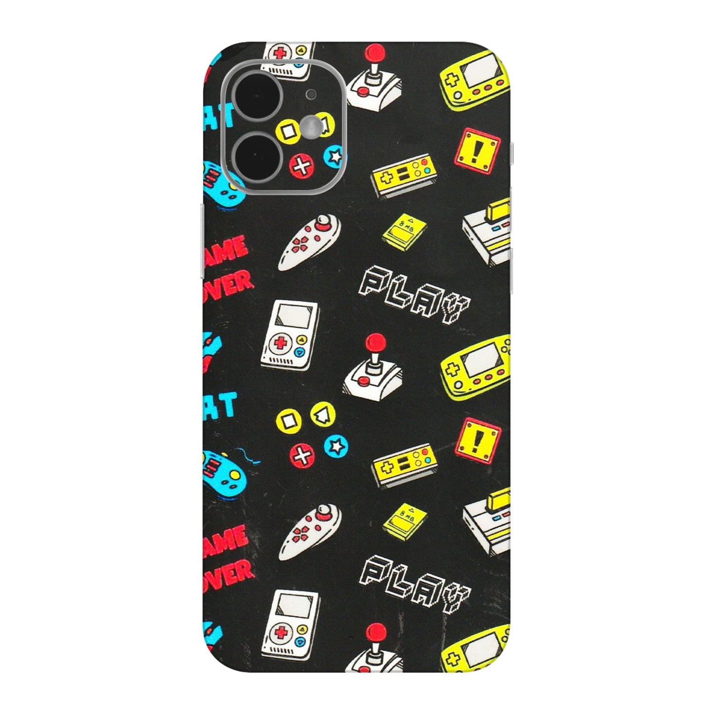Apple iPhone Skins (All Models) - Gaming Doodles - 3D Embossed Finish (L-224) iPhone 12 Mini