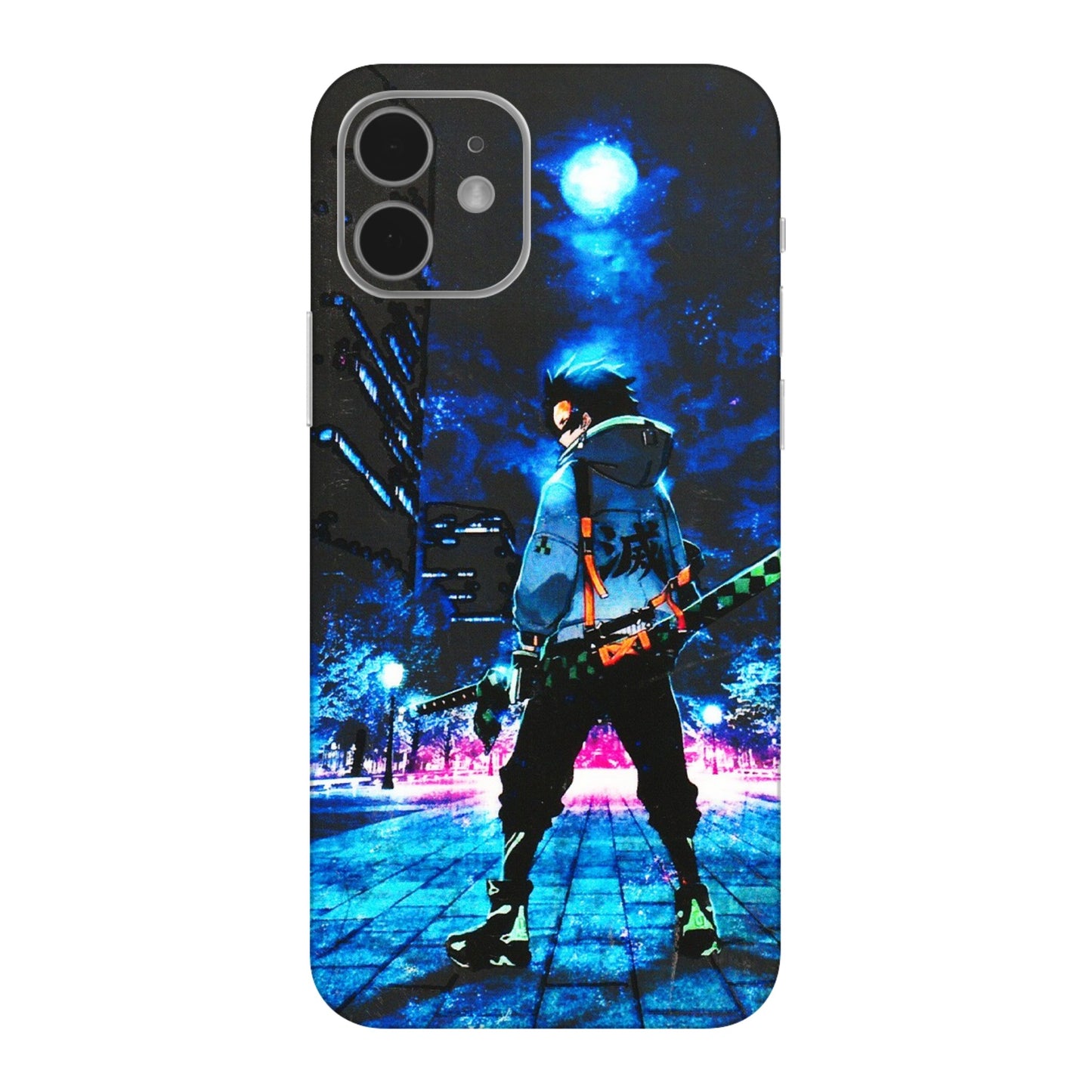 Apple iPhone Skins (All Models) - Demon Slayer Sword - 3D Embossed Finish (L-247) iPhone 12 Mini