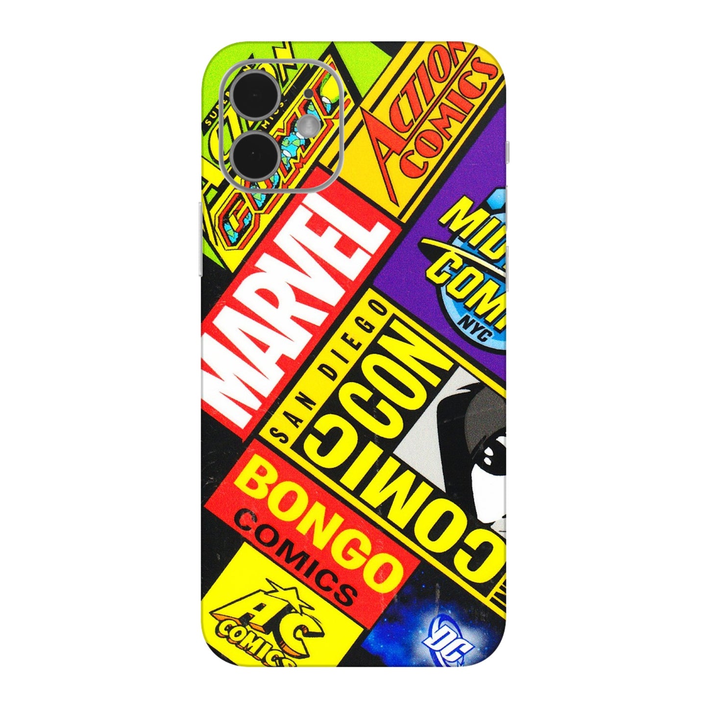Apple iPhone Skins (All Models) - Bongo Comic Con - 3D Embossed Finish (L-325) iPhone 12 Mini