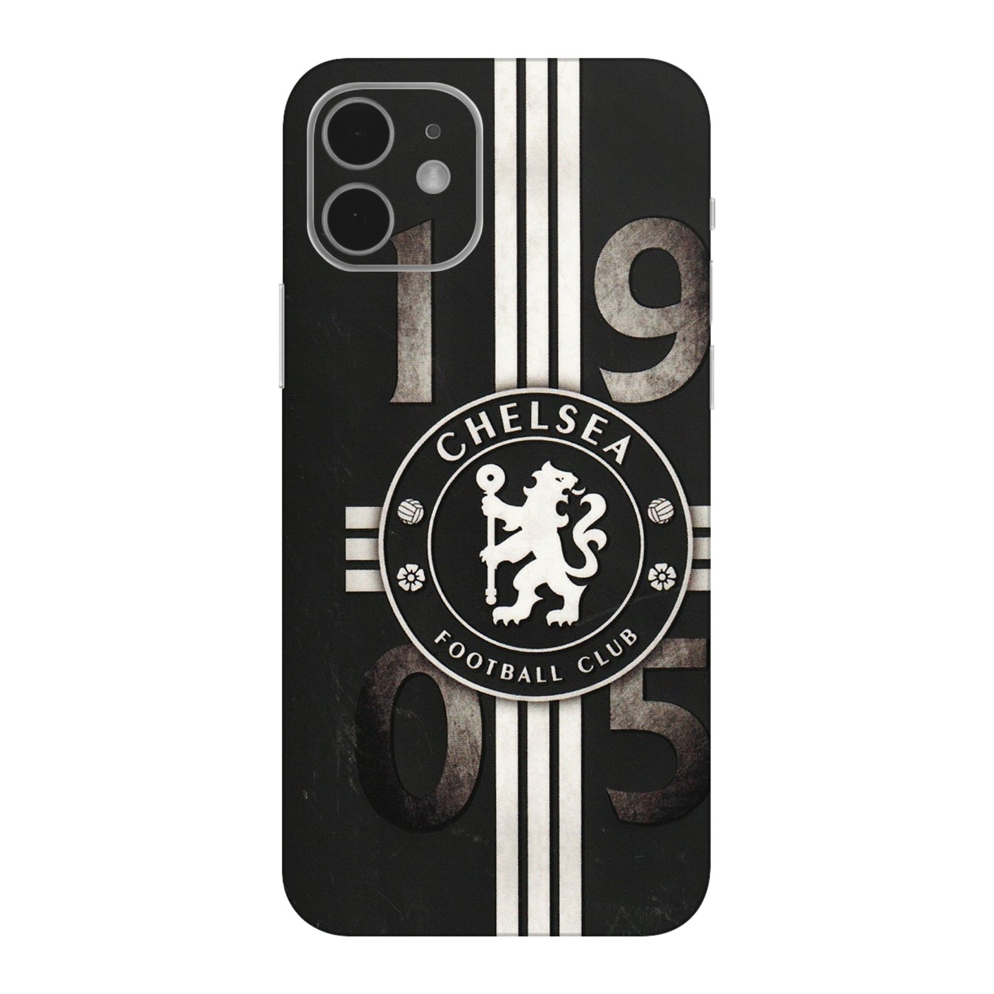 Apple iPhone Skins (All Models) - Chelsea Fan Club - 3D Embossed Finish (L-36) iPhone 12 Mini
