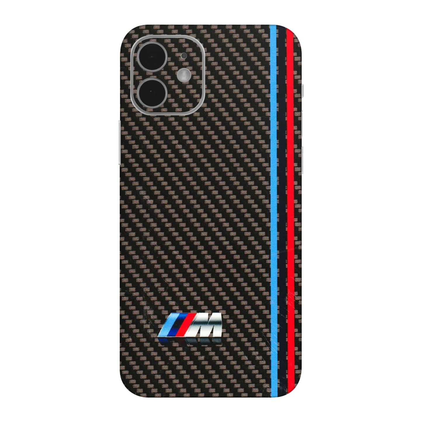 Apple iPhone Skins (All Models) - BM Carbon Fiber Feels - 3D Embossed Finish (L-38) iPhone 12 Mini