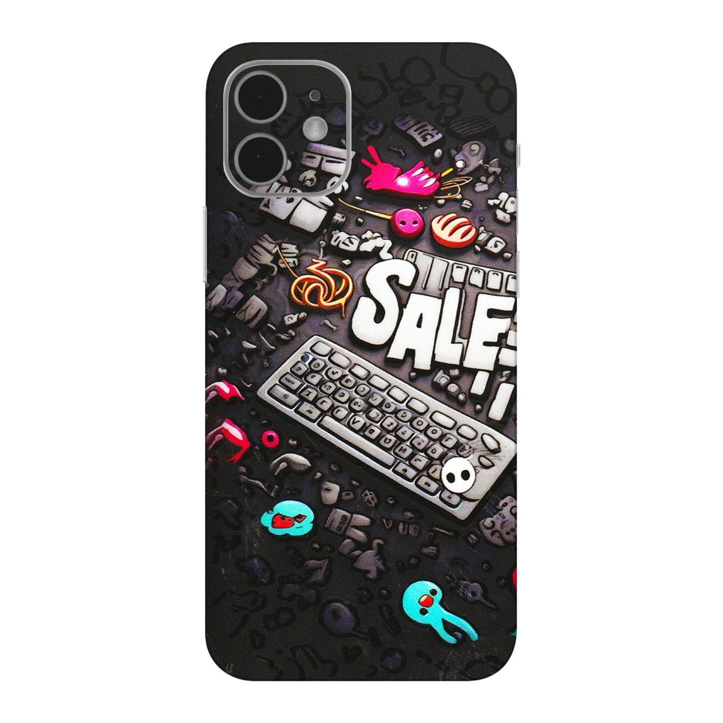 Apple iPhone Skins (All Models) - Gadgets Sale - 3D Embossed Finish (L-50) iPhone 12 Mini