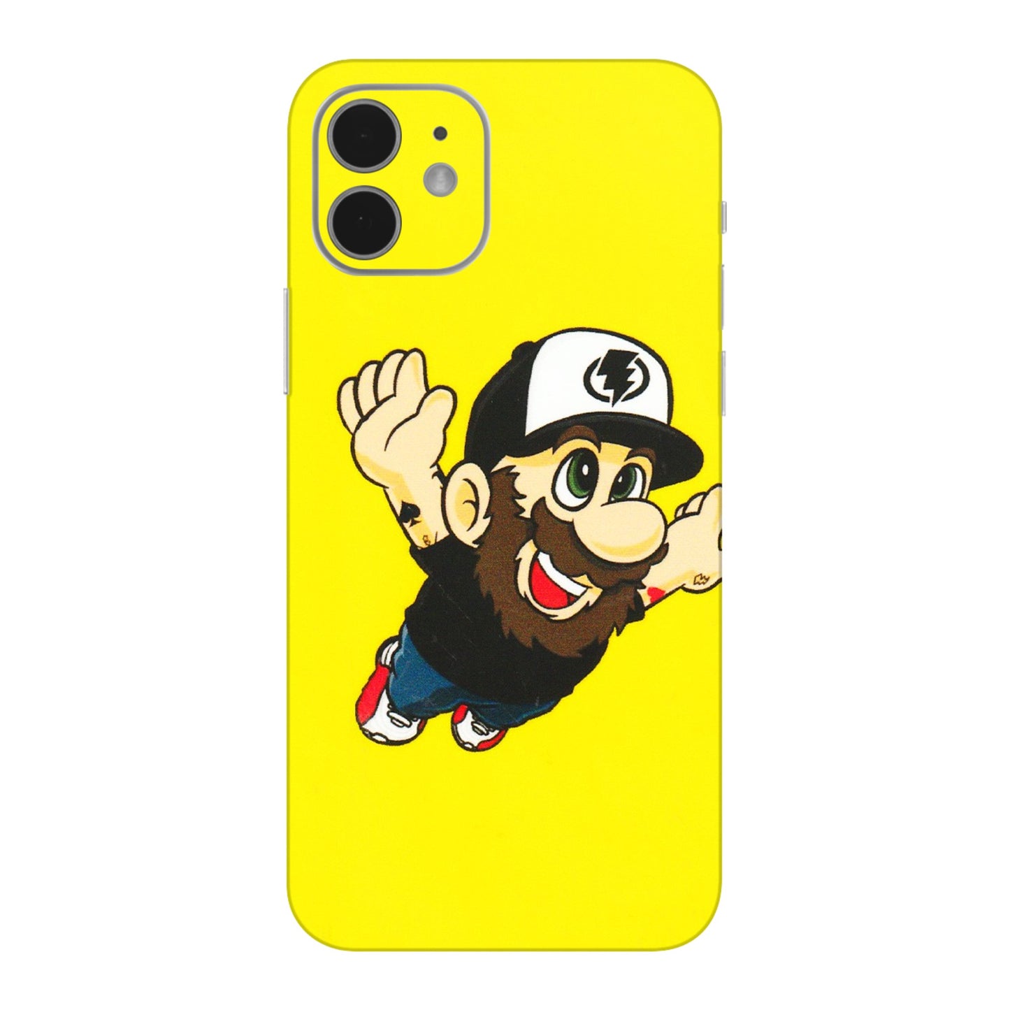 Apple iPhone Skins (All Models) - Flying Beardo - 3D Embossed Finish (L-60) iPhone 12 Mini