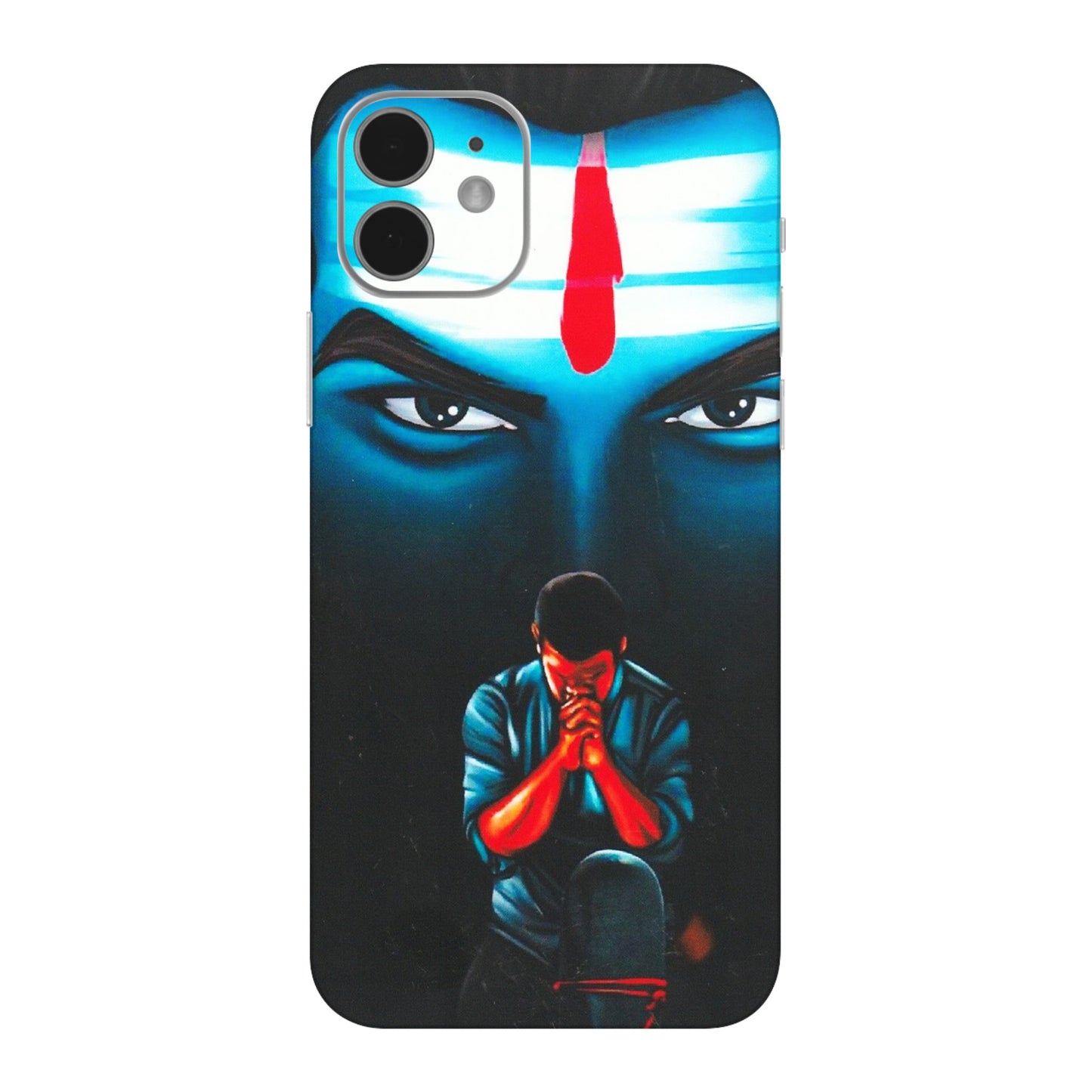 Apple iPhone Skins (All Models) - Mahakal Bhakt - Matte Finish (M-112) iPhone 12 Mini