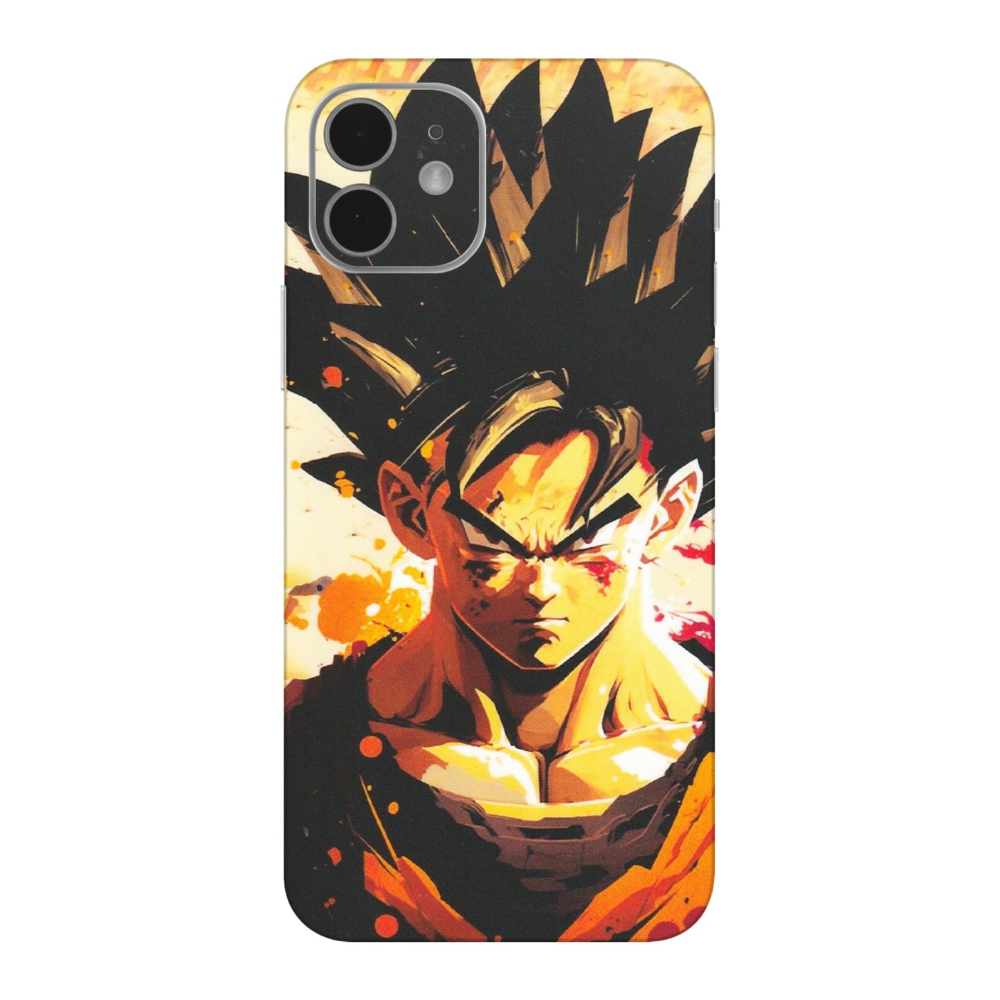 Apple iPhone Skins (All Models) - Angry Goku - Matte Finish (M-12) iPhone 12 Mini