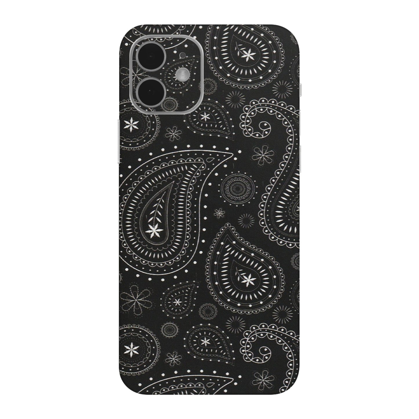 Apple iPhone Skins (All Models) - Black Sober Kerry - Matte Finish (M-37) iPhone 12 Mini