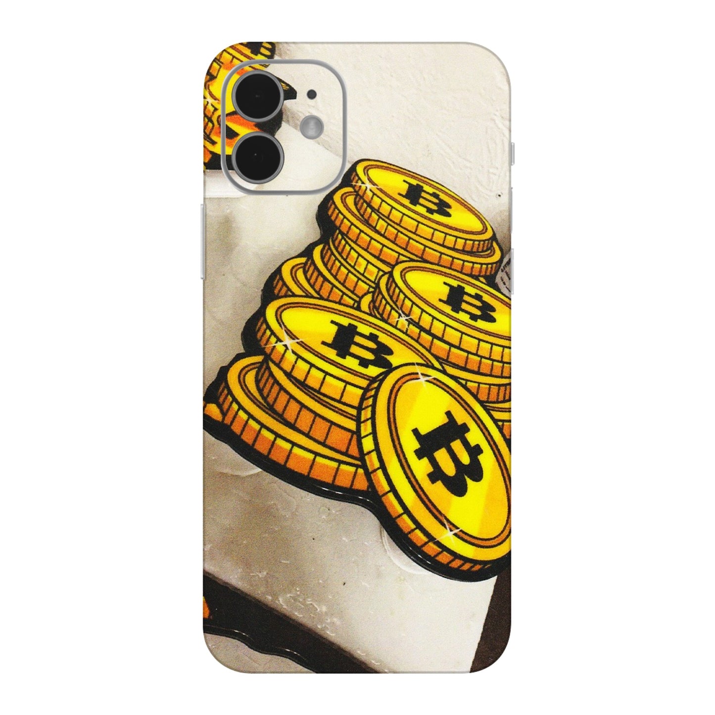 Apple iPhone Skins (All Models) - Billionaire Bitcoin Collection - Matte Finish (M-92) iPhone 12 Mini