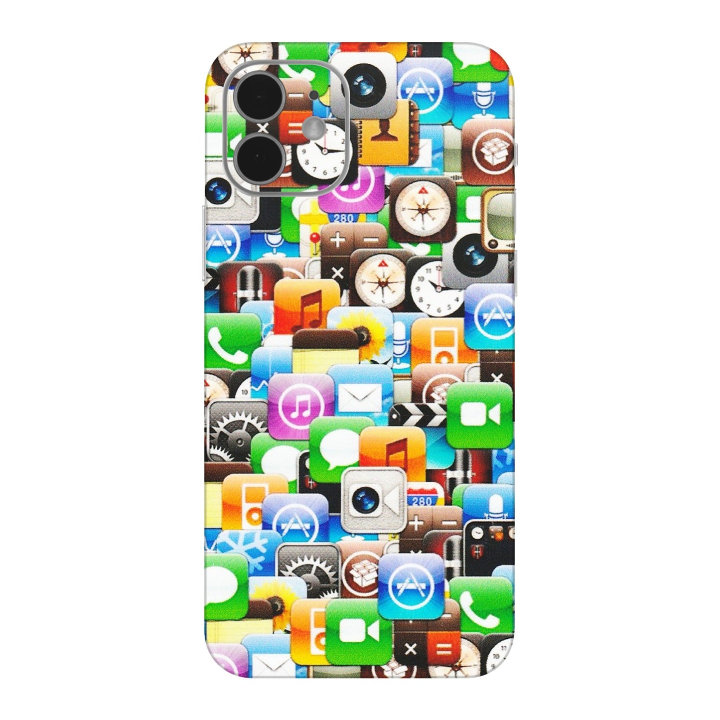 Apple iPhone Skins (All Models) - All Apple Icons - Matte Finish (M-93) iPhone 12 Mini