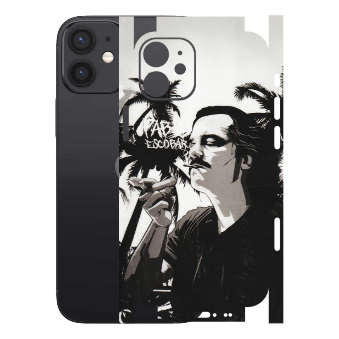 Apple iPhone Skins (All Models) - Pab Escobar - Transparent Finish (T-05) iPhone 12 Mini