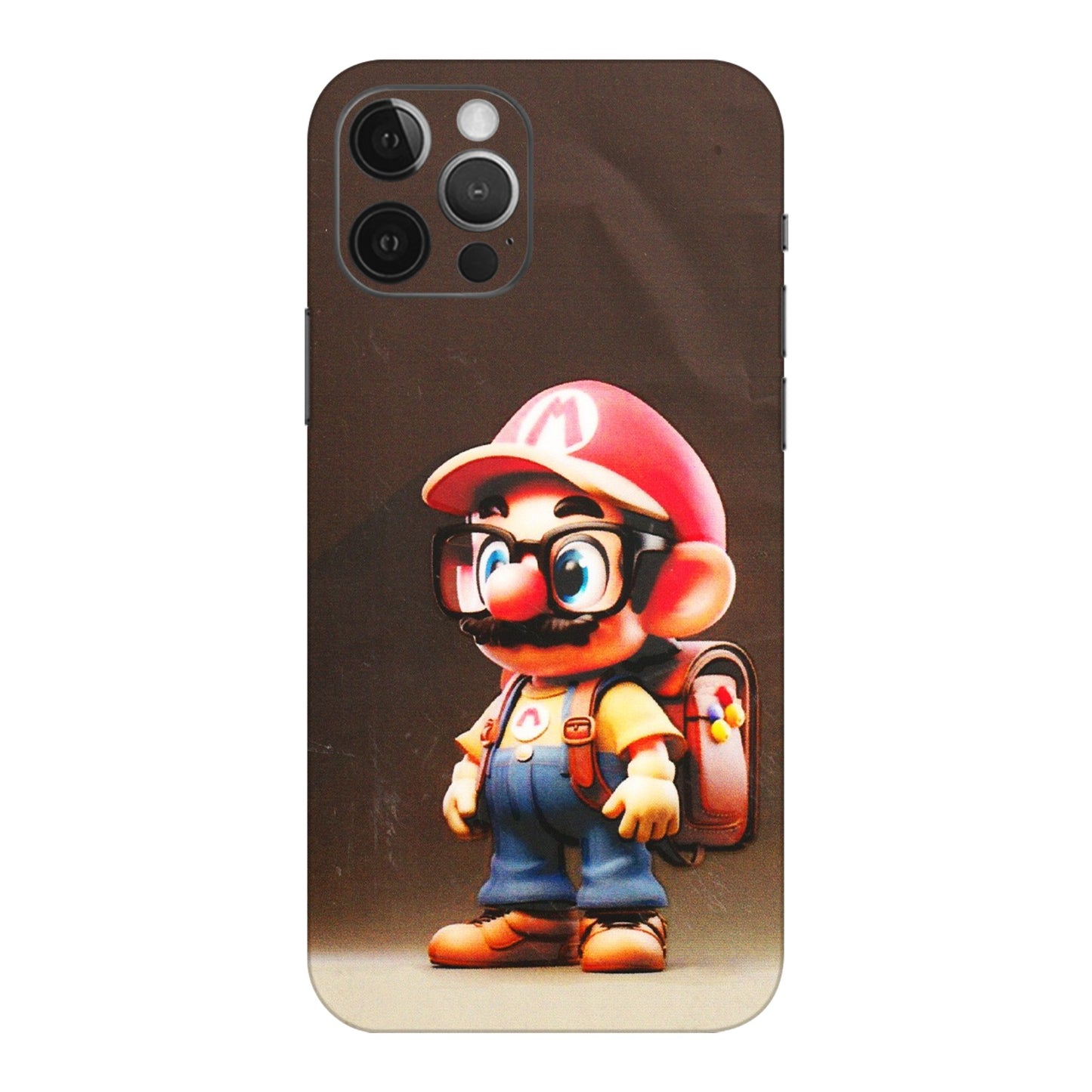 Apple iPhone Skins (All Models) - Little Mario - 3D Embossed Finish (L-119) iPhone 12 Pro