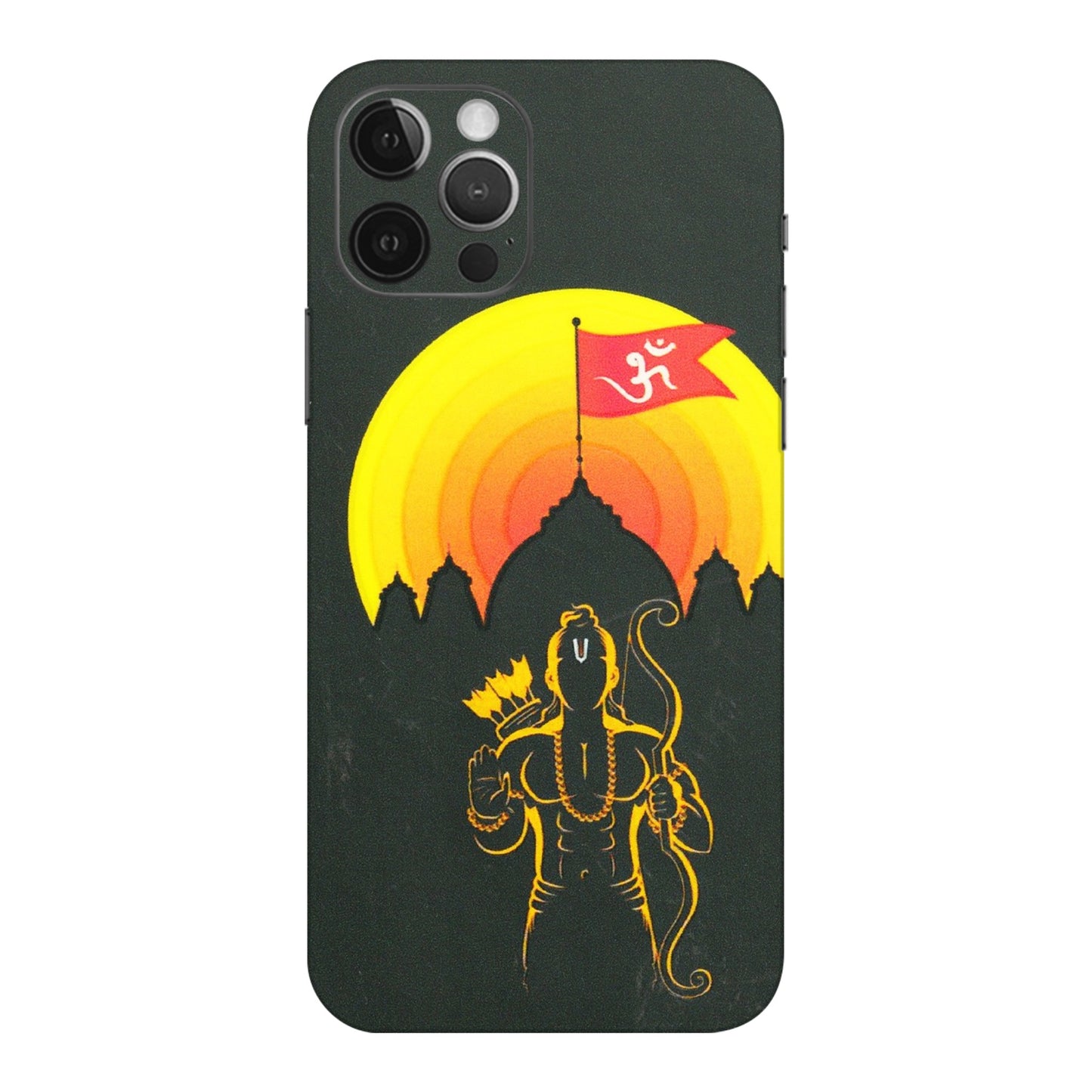 Apple iPhone Skins (All Models) - Lord Ram - 3D Embossed Finish (L-132) iPhone 12 Pro