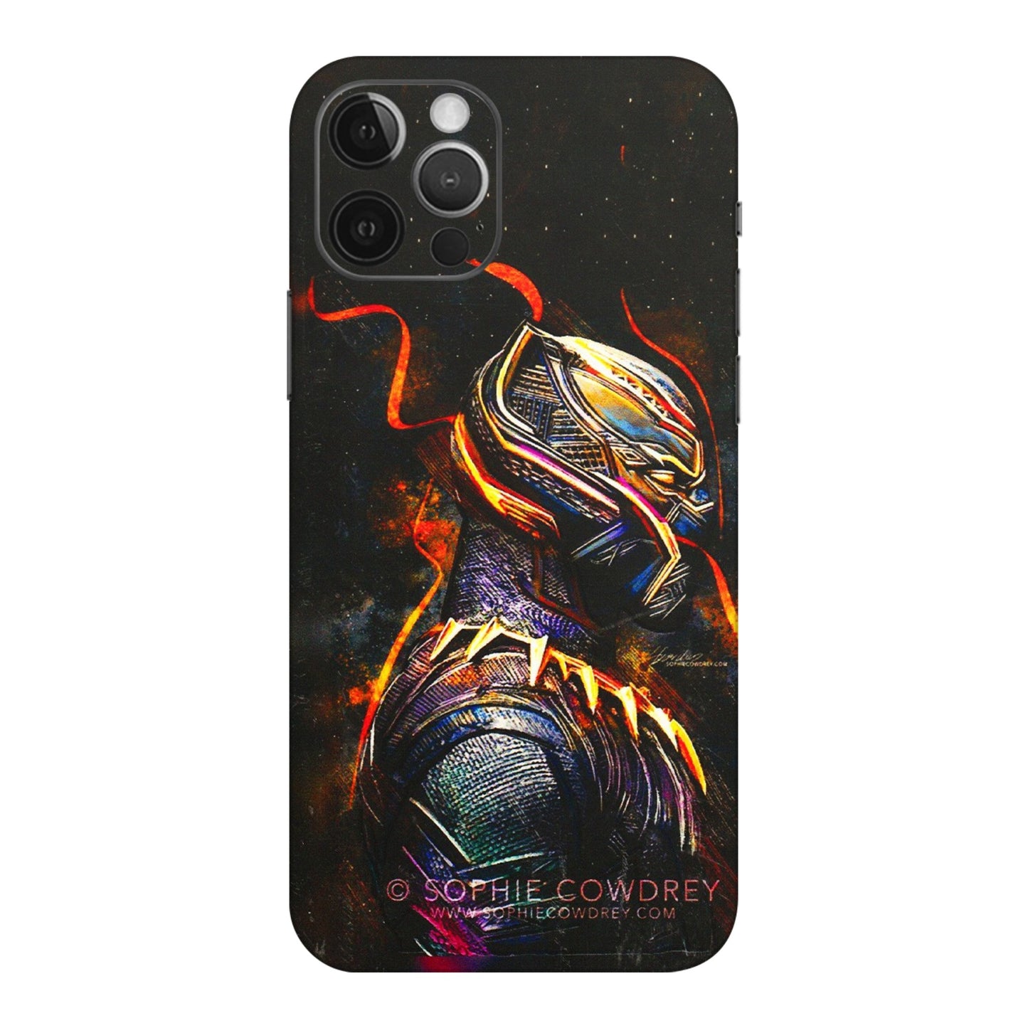 Apple iPhone Skins (All Models) - Black Panther - 3D Embossed Finish (L-190) iPhone 12 Pro
